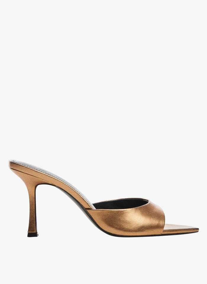 Sandales talon Marron