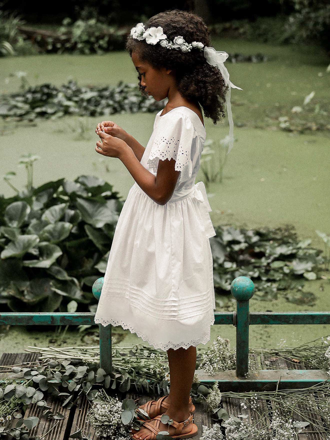 Robe paula et Blanc