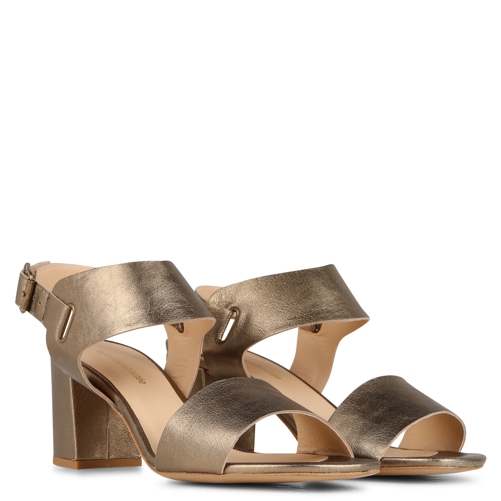 Heeled sandals LA FEE MARABOUTEE Golden