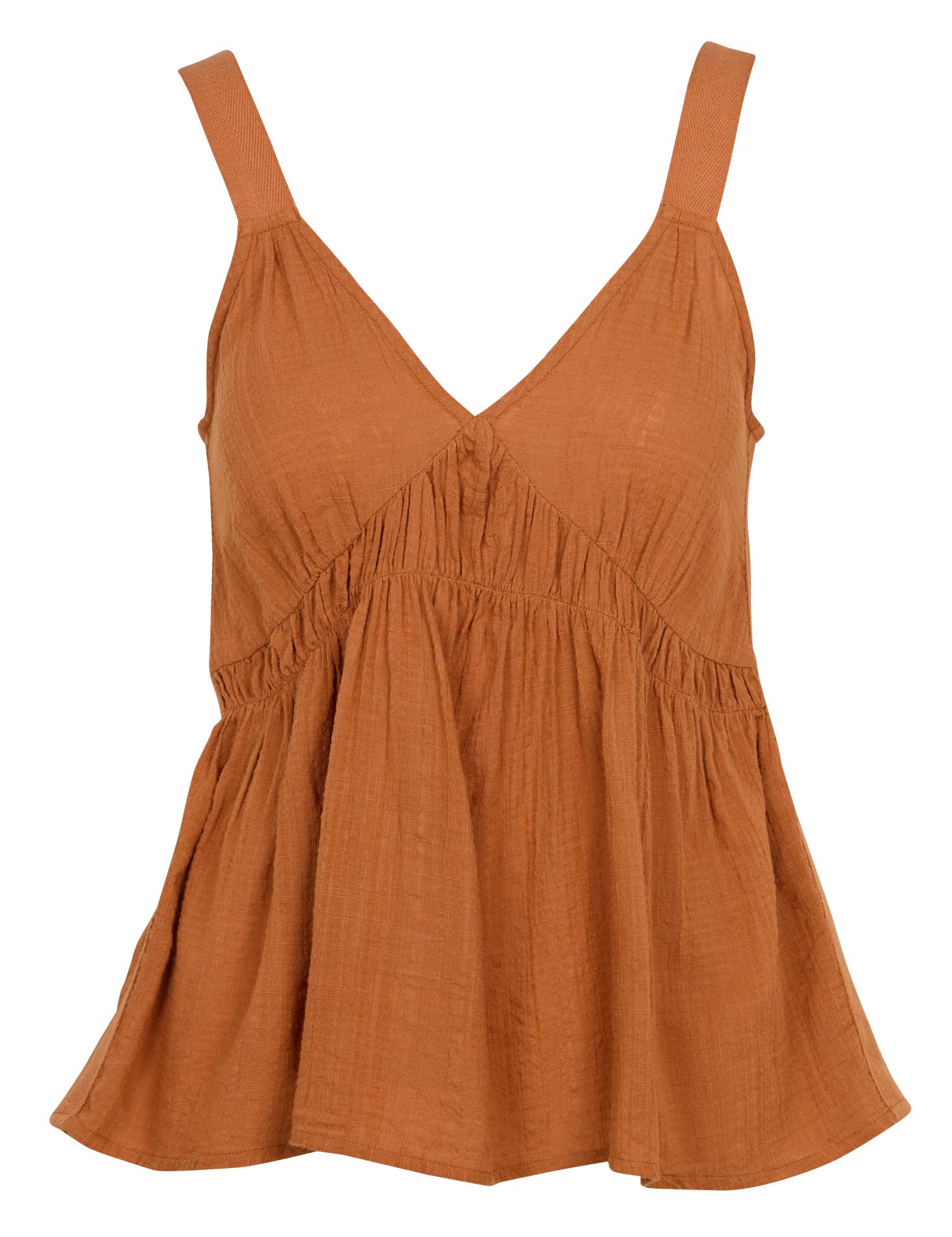 Débardeur plissé  SWILDENS Orange