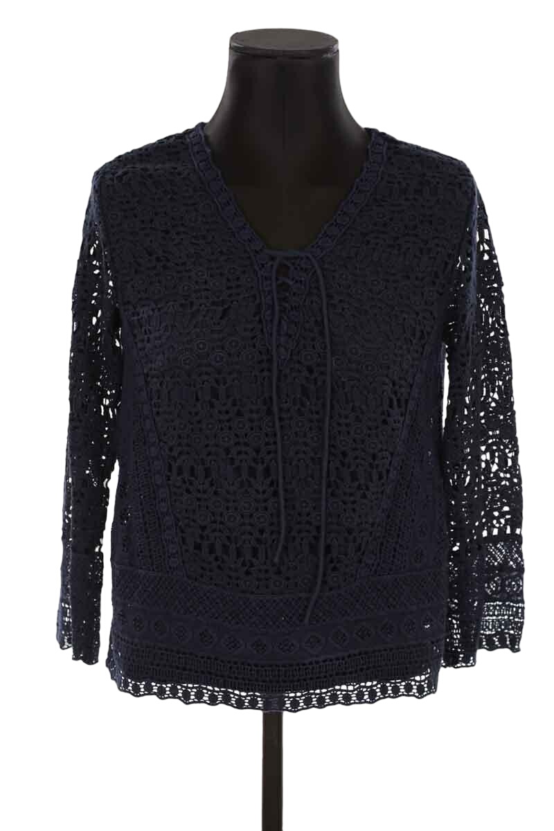Lace blouse SEZANE - Seconde main Blue