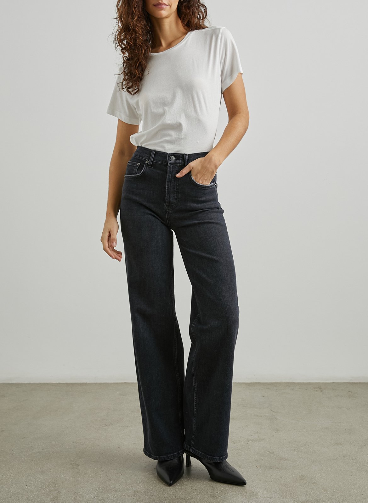 Jean droit RAILS Noir