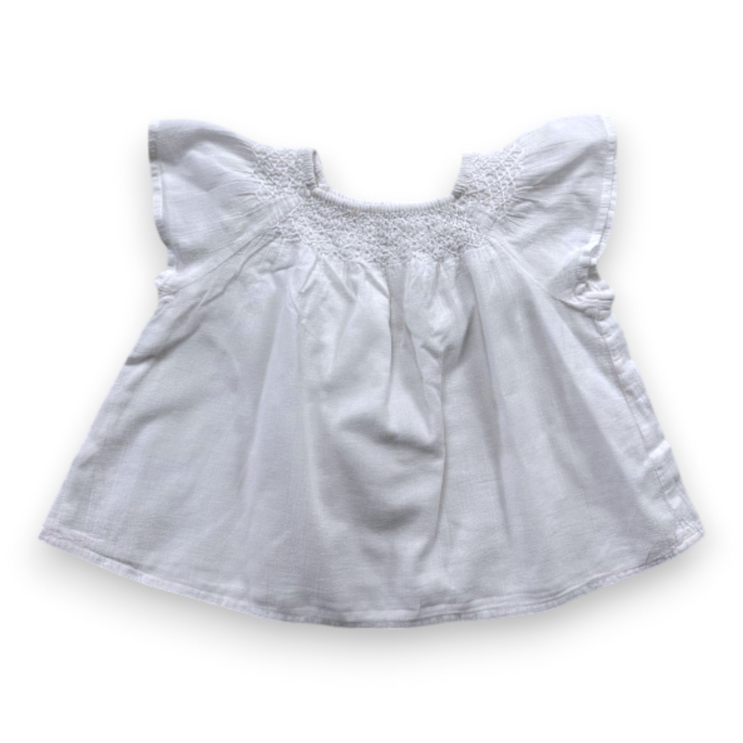 White Baby Blouse - 24 months BONTON - Seconde Main White