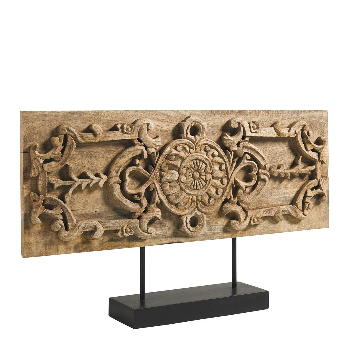 Horizontal arabesque statue BLANC D'IVOIRE Beige