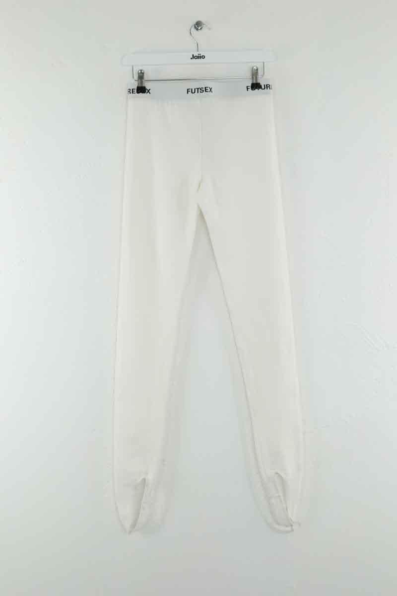 Cotton leggings PACO RABANNE - Seconde Main White
