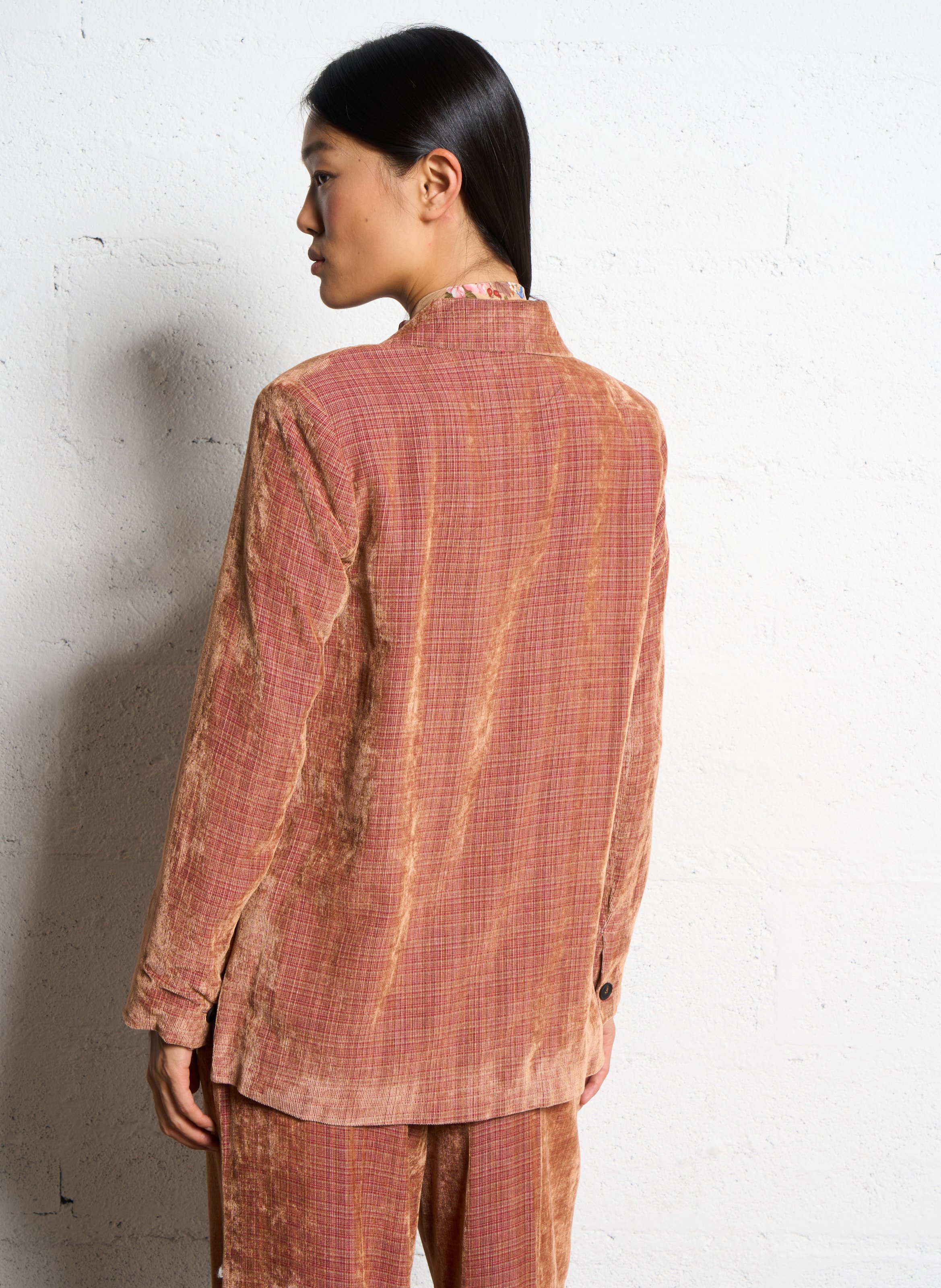 Veste col tailleur  MOMONI Rose