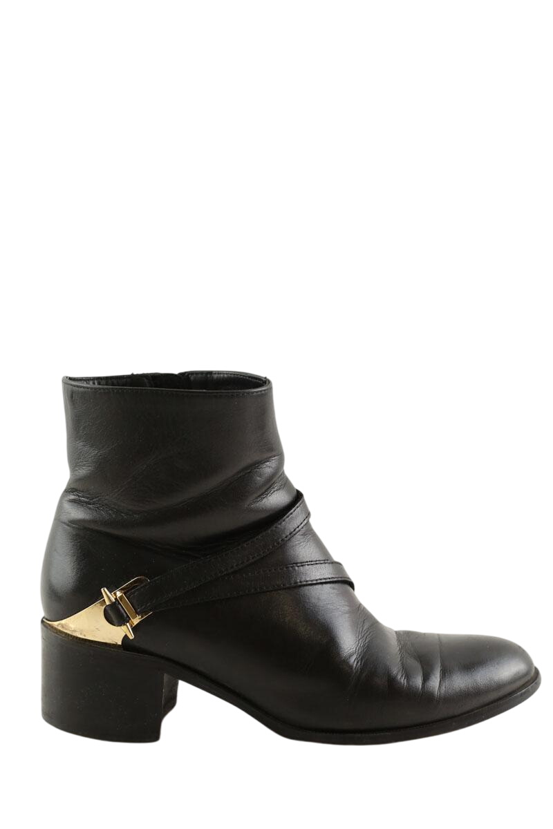 Albert leather boots LK BENNETT - Seconde Main Black