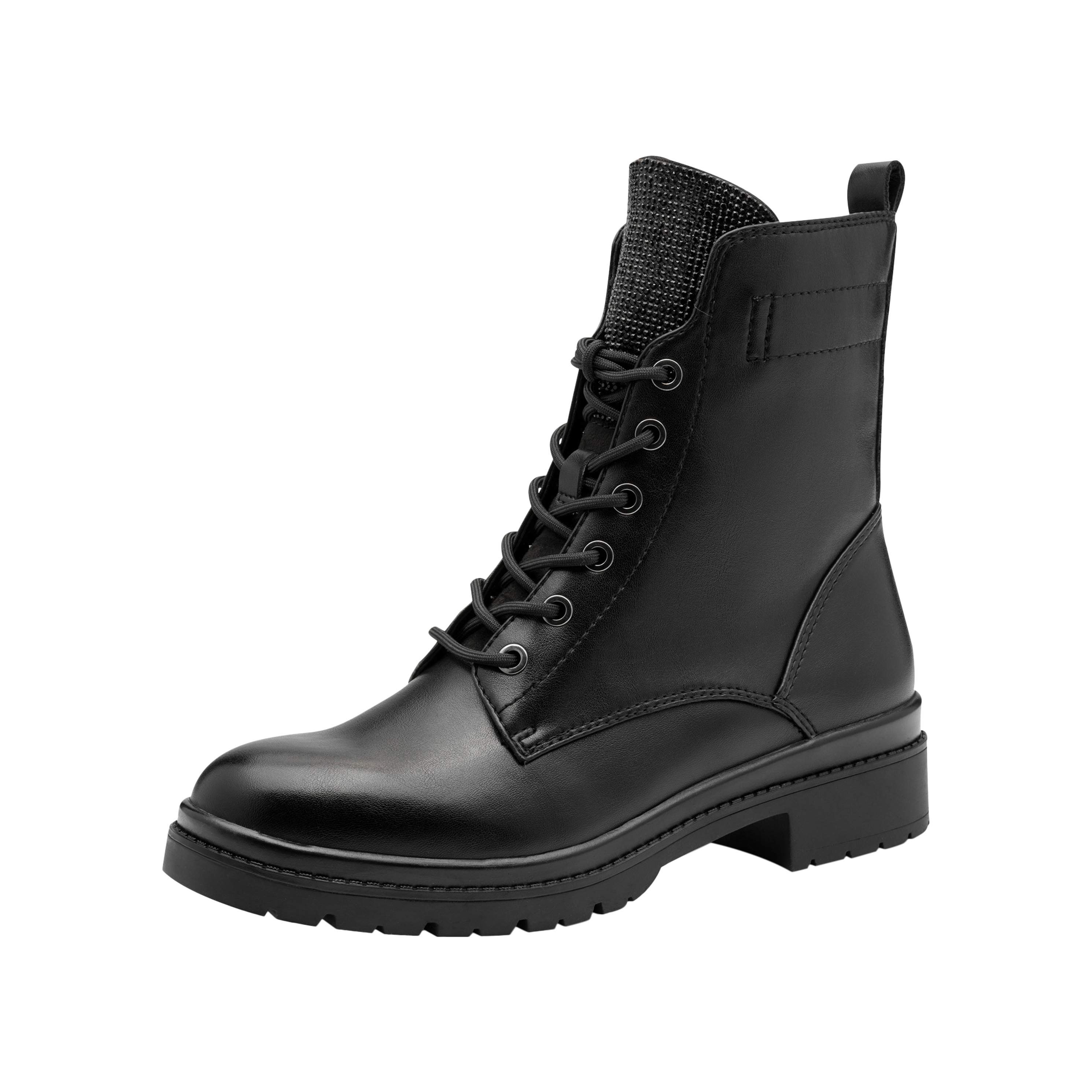 Leather ankle boot TAMARIS Black