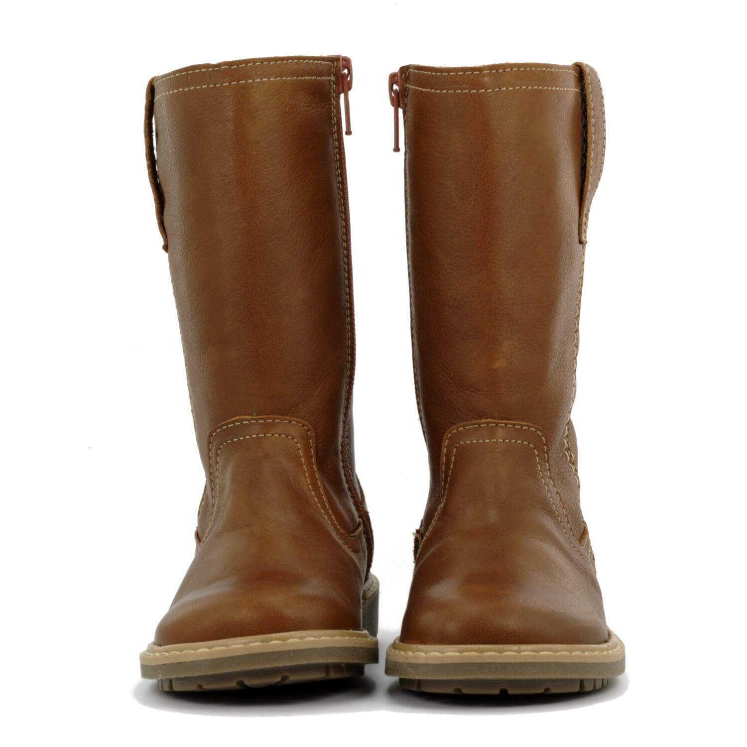 Children's leather boots Boni & Sidonie Brown