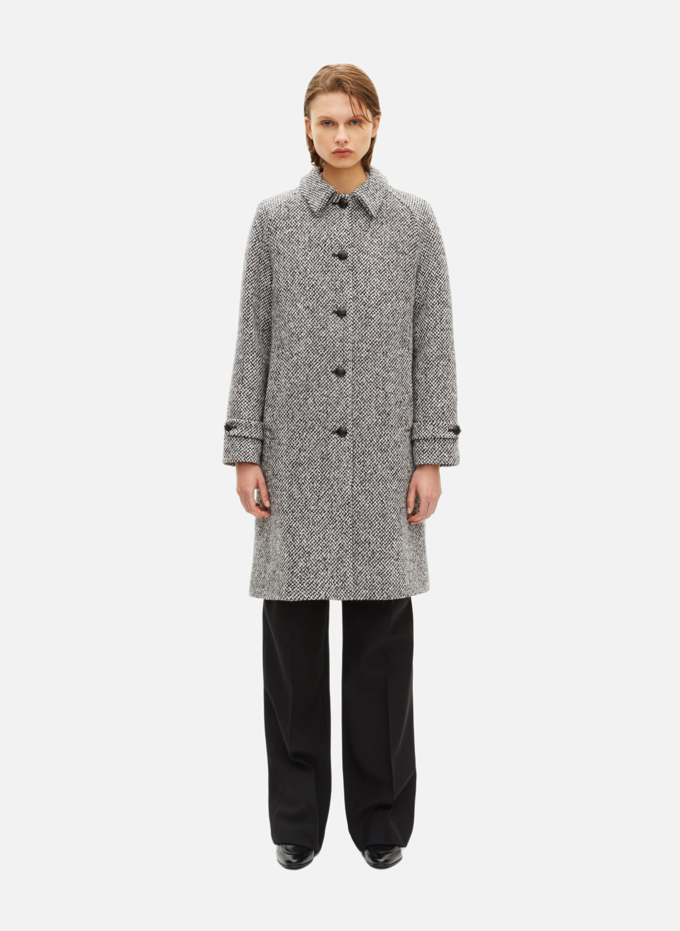 Long coat with graphic pattern THE KOOPLES White