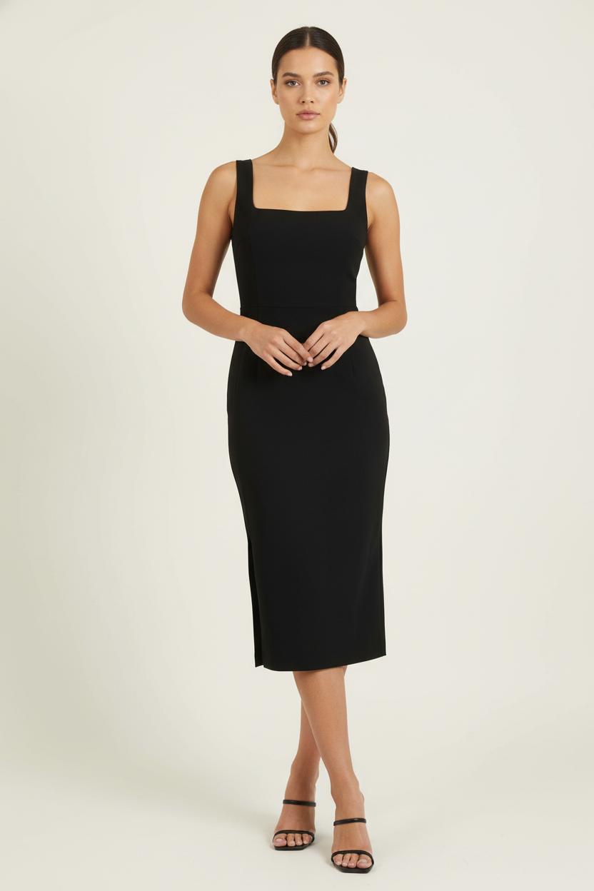 Short & Midi Dress TARA JARMON - Seconde Main Black