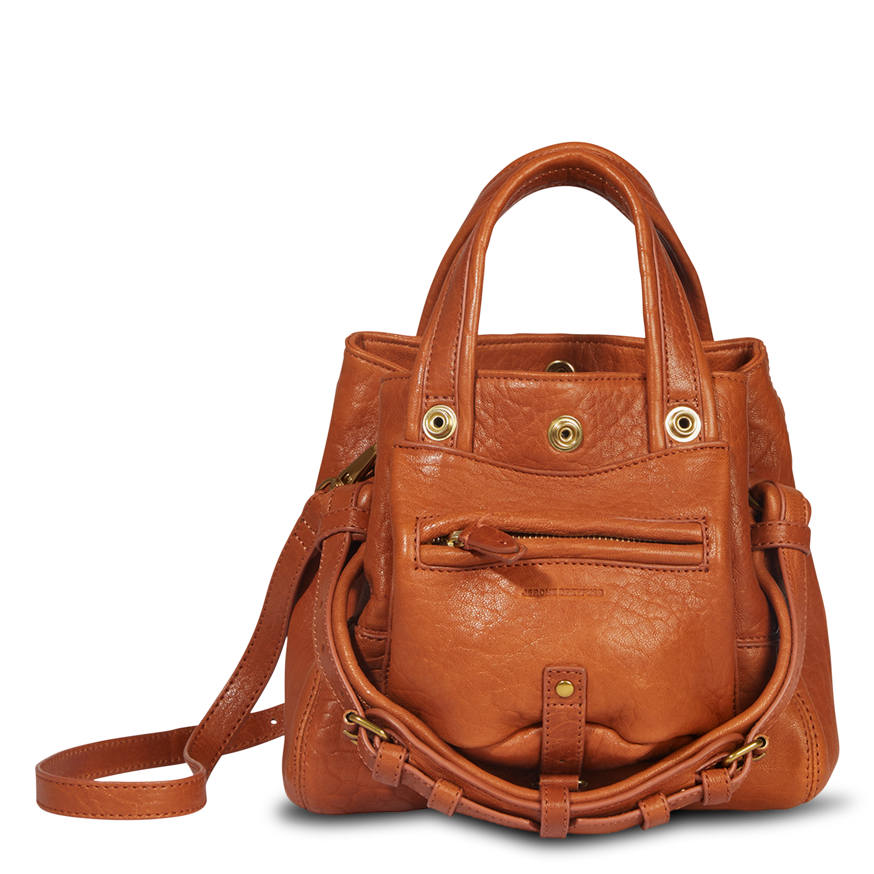 Sac bandoulière en cuir JEROME DREYFUSS Marron