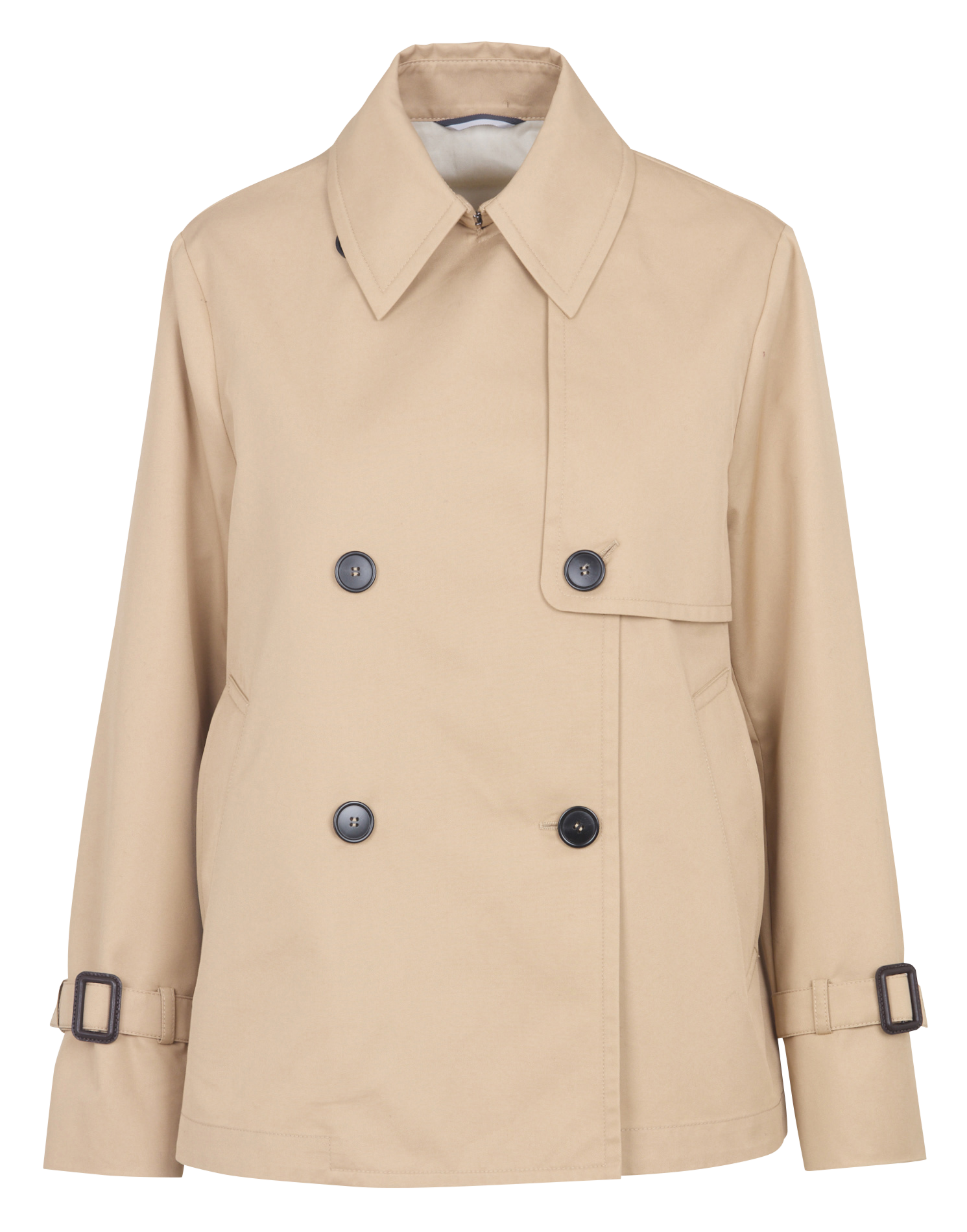 Kurzer Trenchcoat mit weitem Schnitt und klassischem Kragen MAX MARA WEEK END Beige