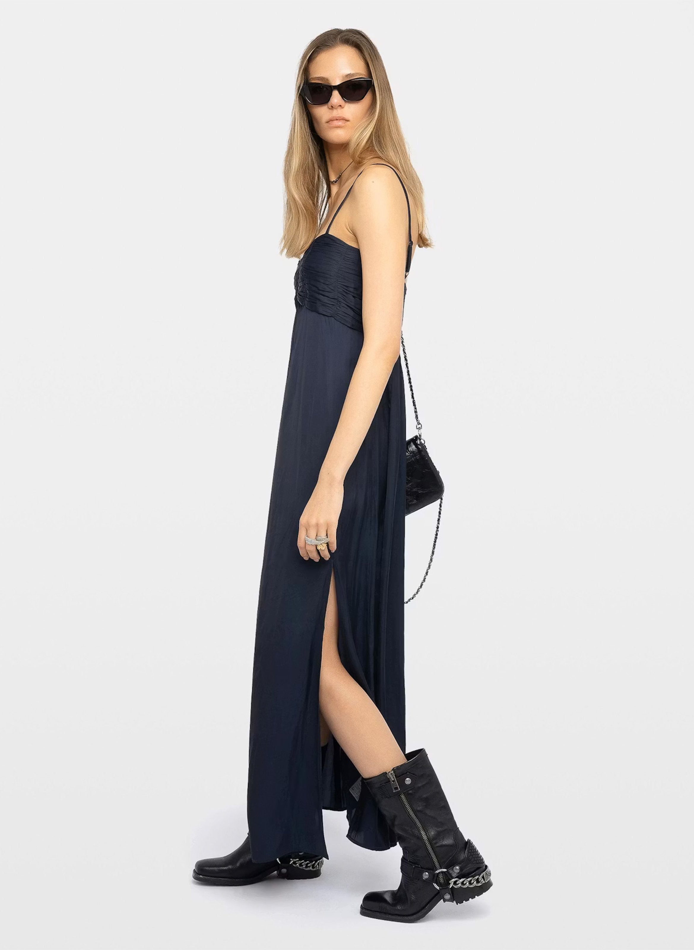 Robe longue ample fluide ZADIG&VOLTAIRE Bleu