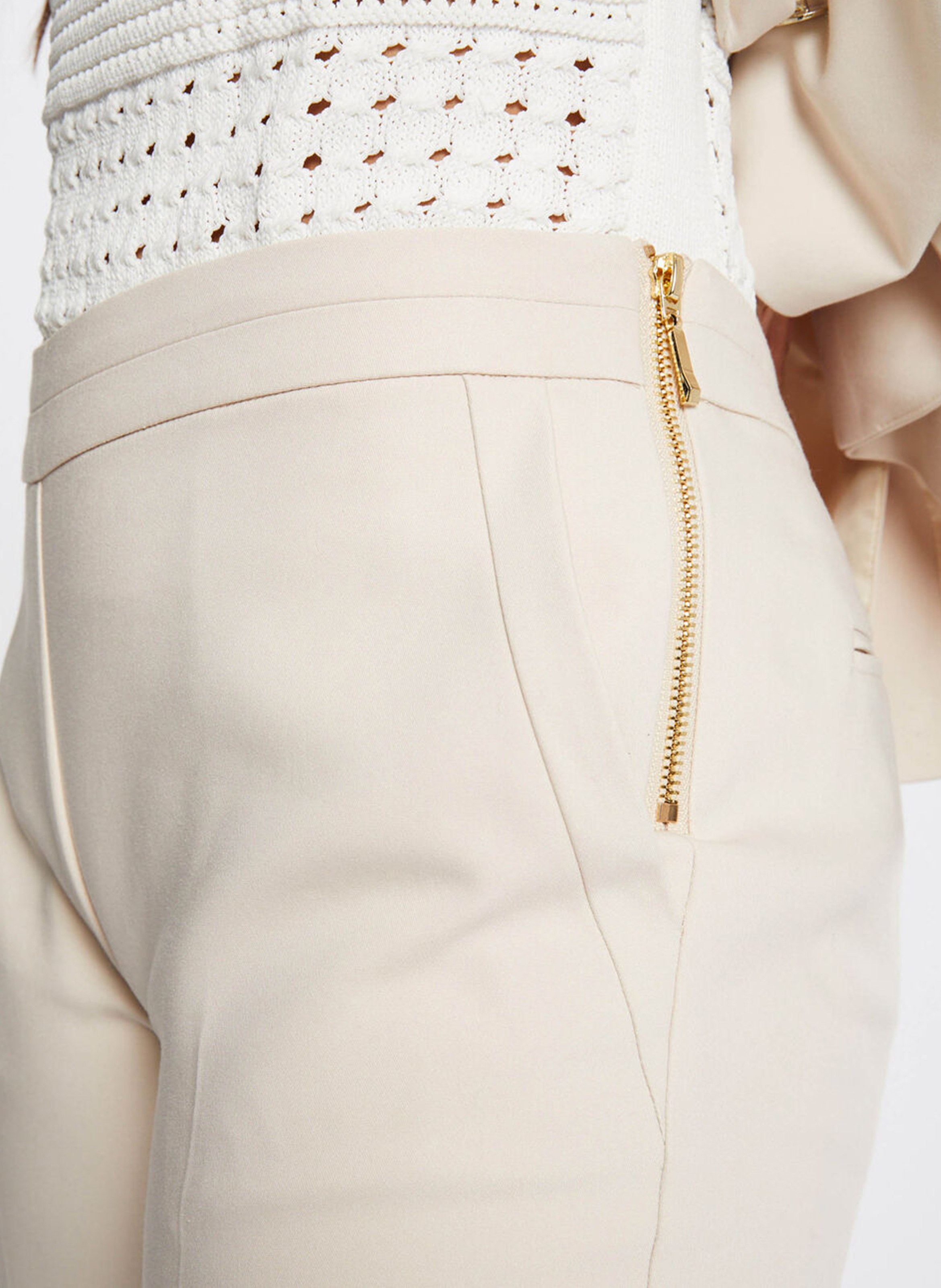 Pantalon slim 7/8ème MORGAN Beige