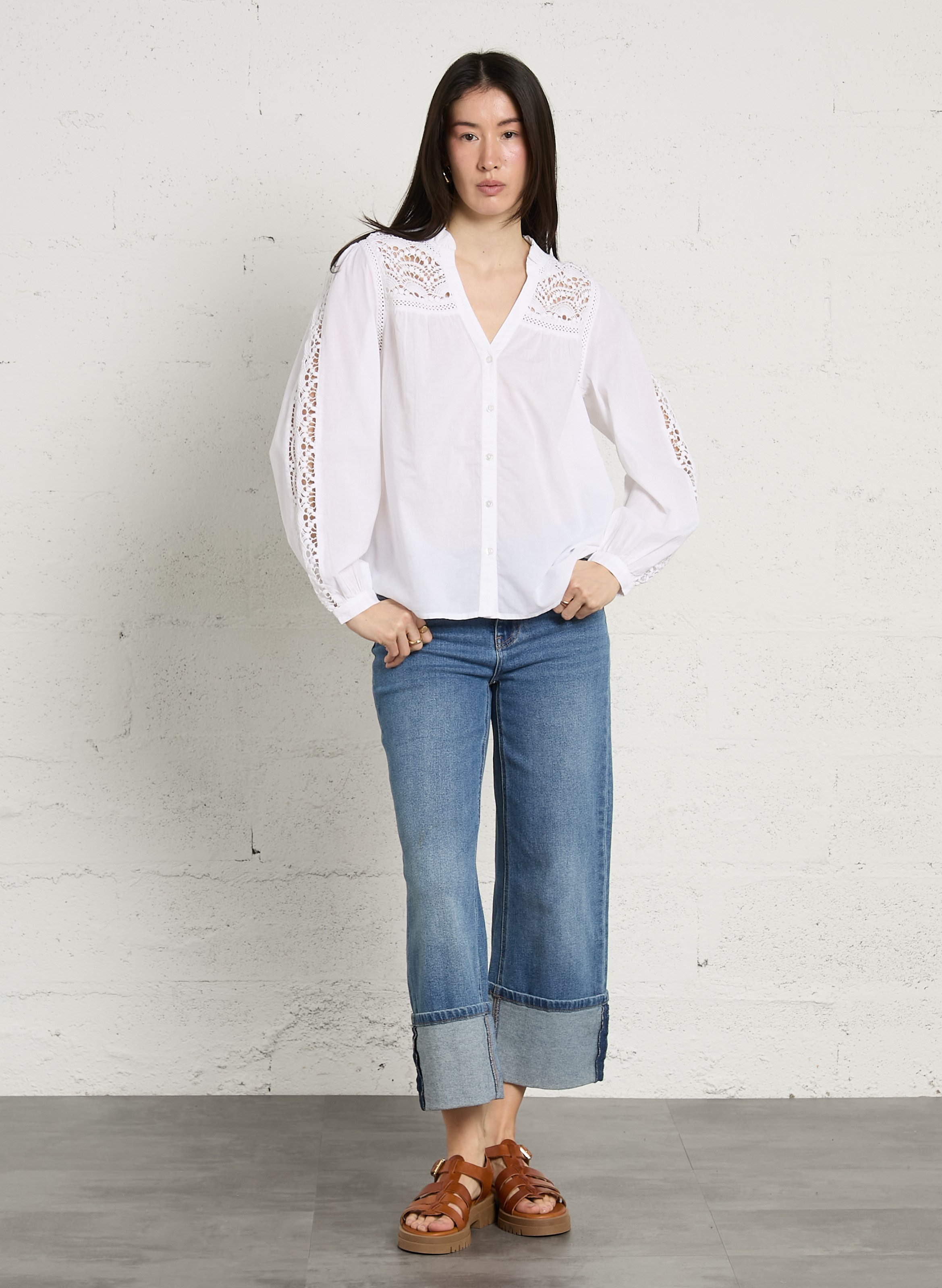 Leren sandalen MELLOW YELLOW Bruin