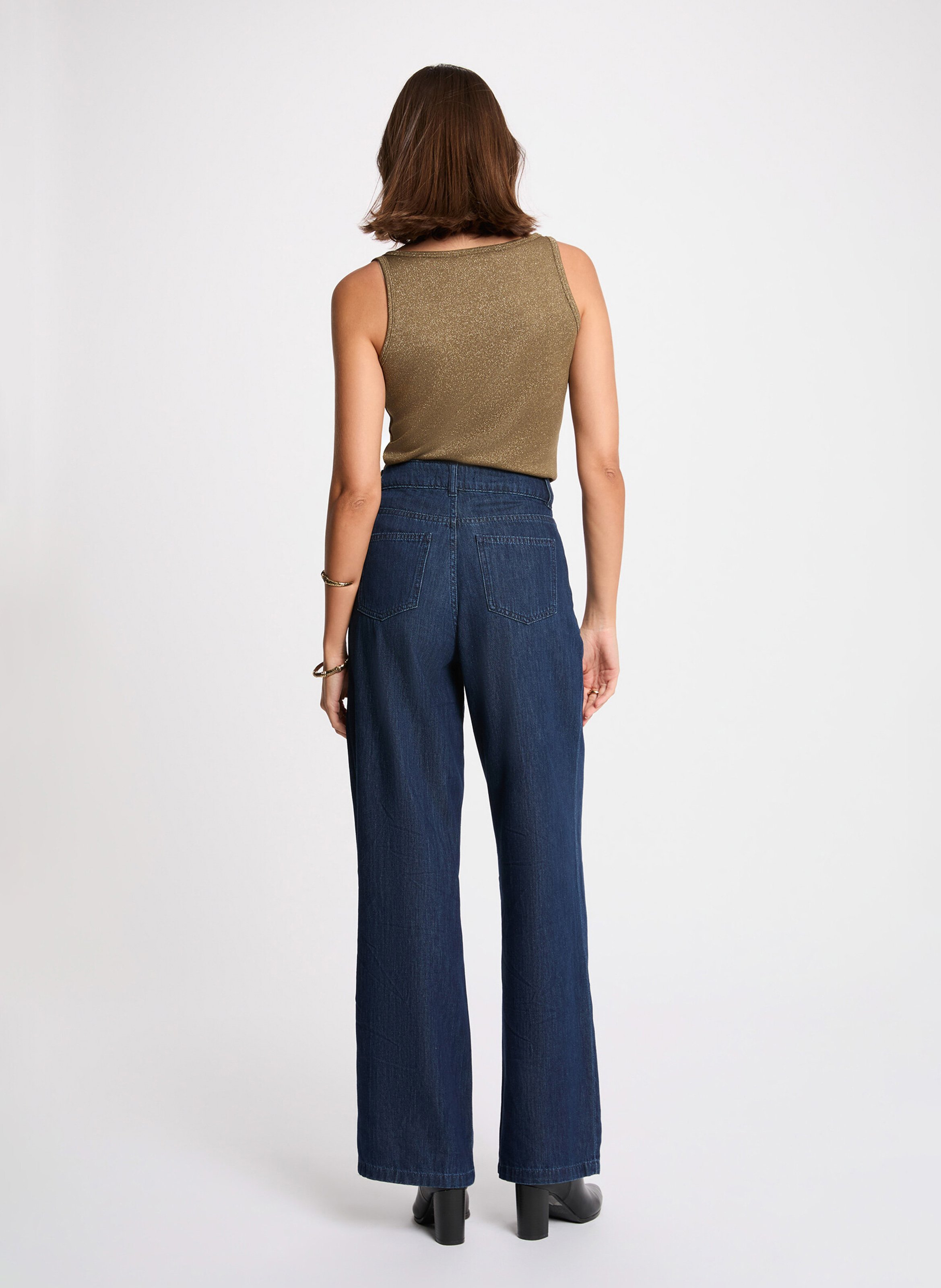 Débardeur col rond MORGAN Vert