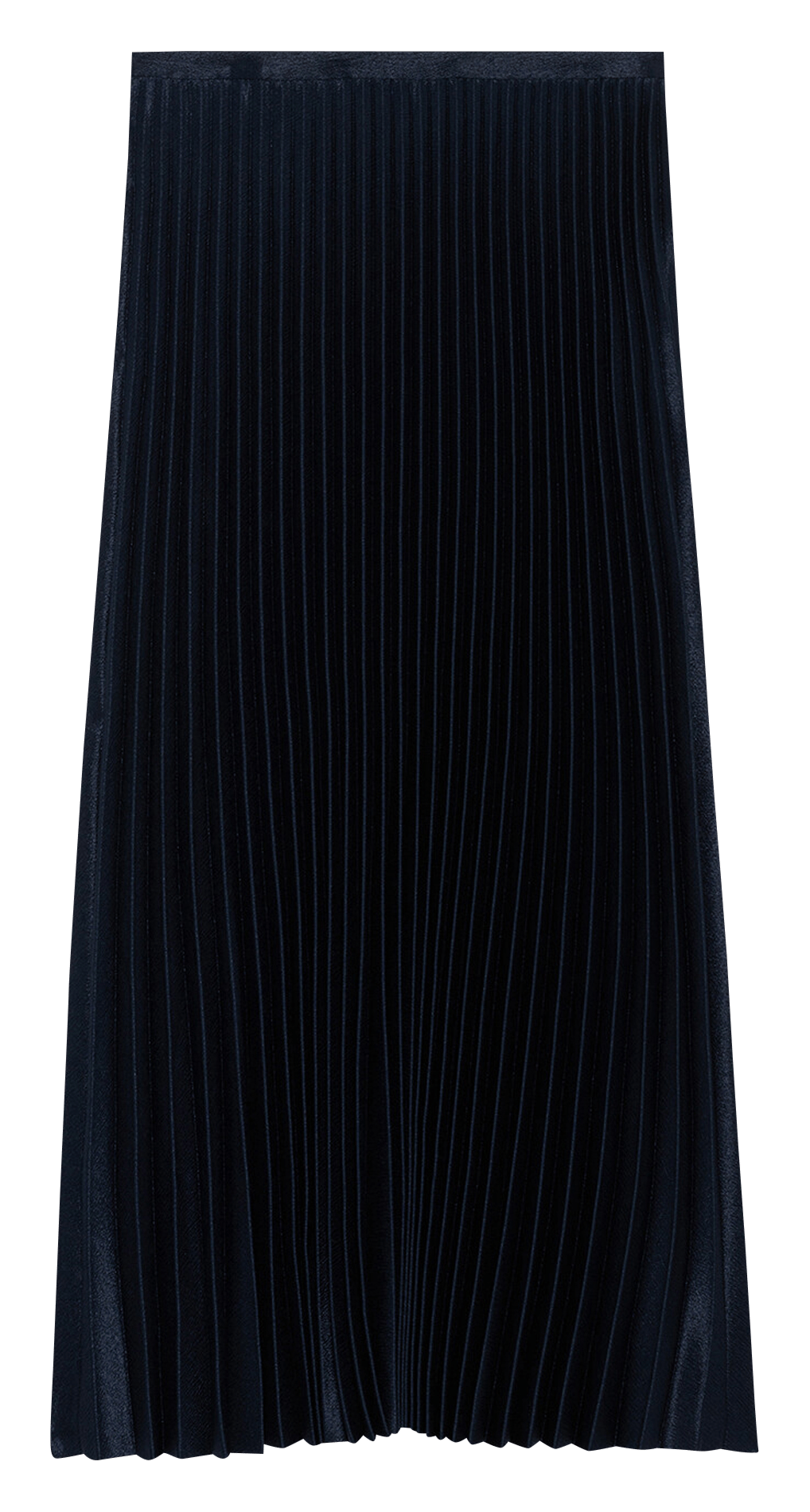 Pleated midi skirt CAROLL Blue