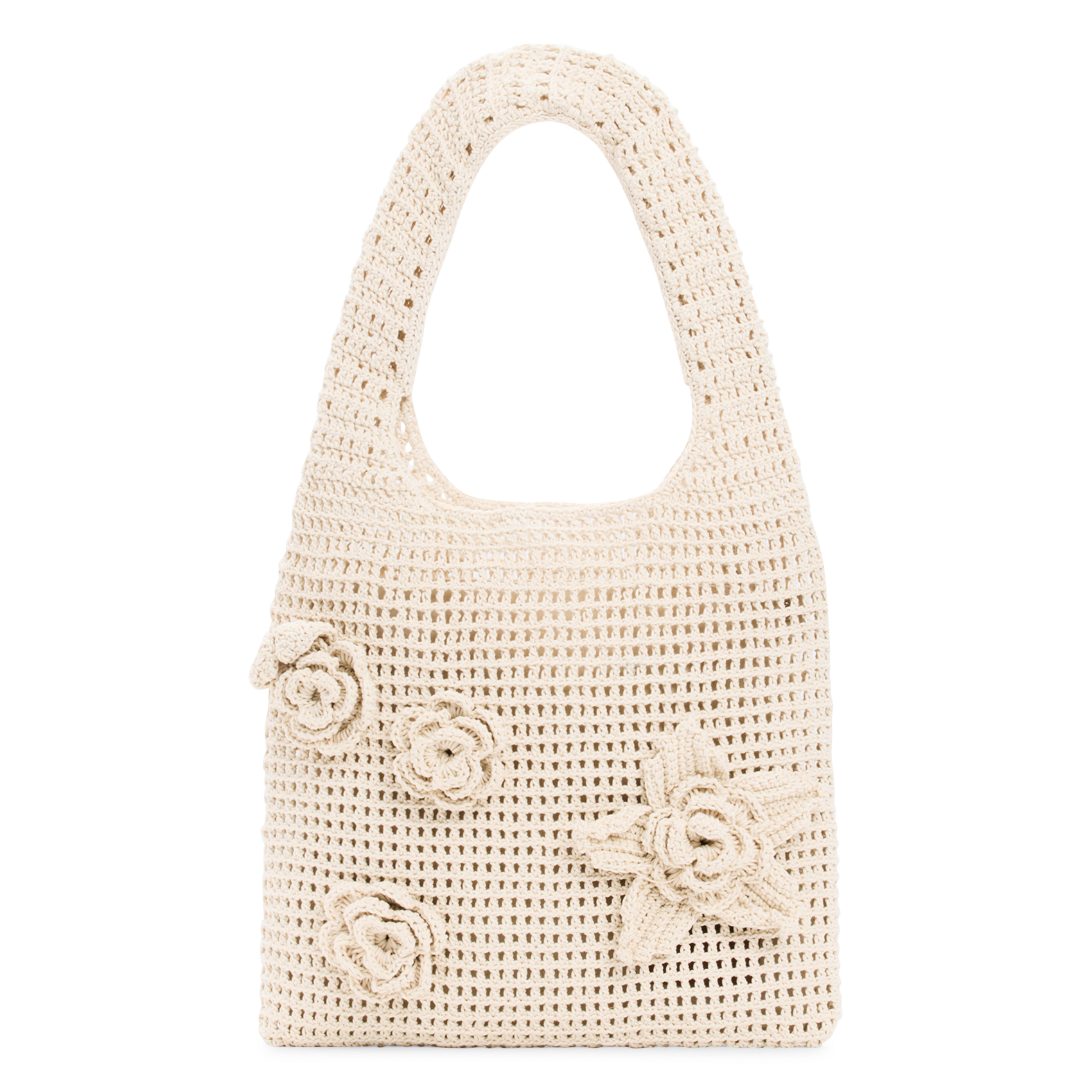 Crochet handbag DESIGUAL White