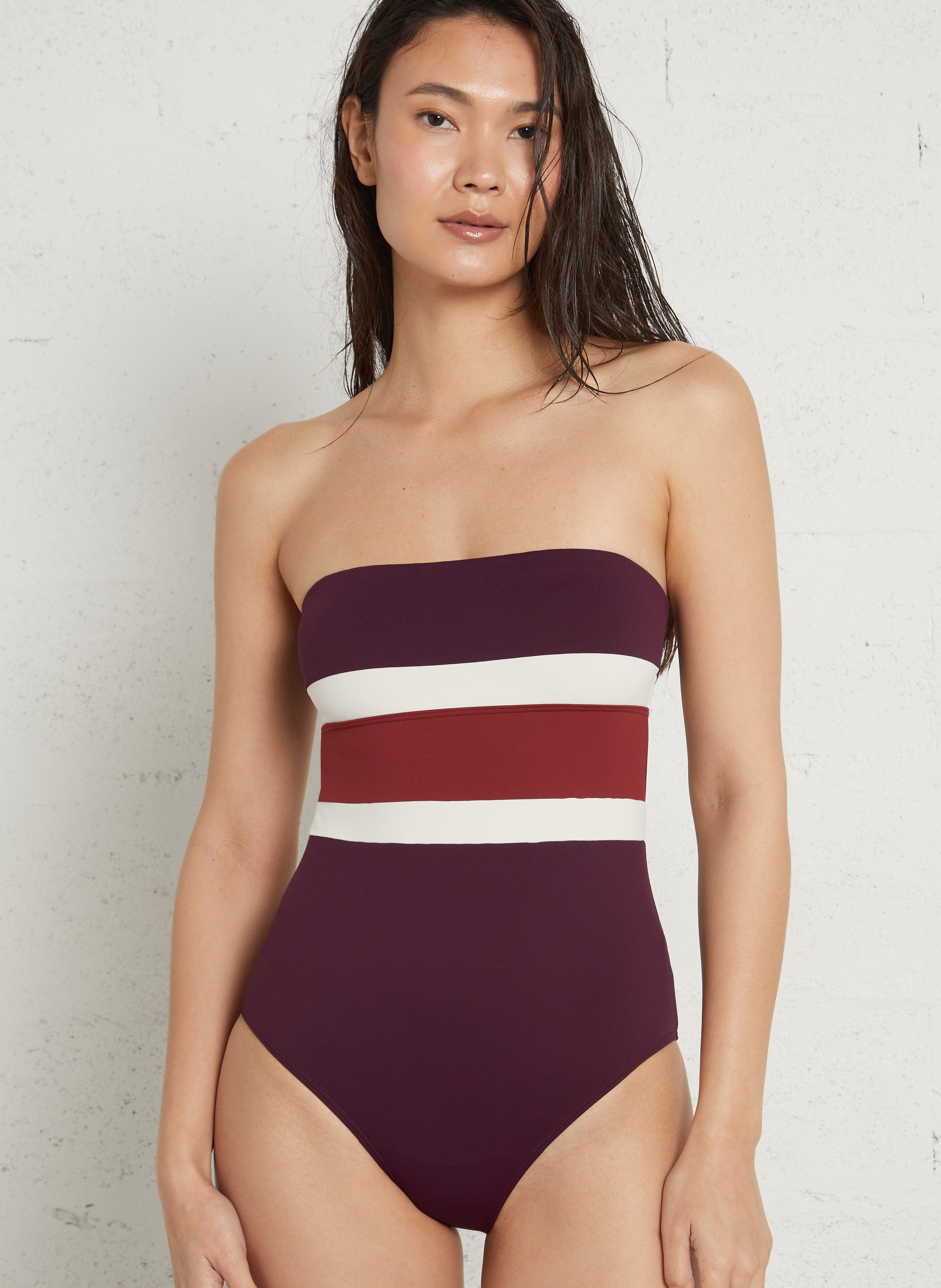 Maillot de bain 1 pièce DNUD Prune