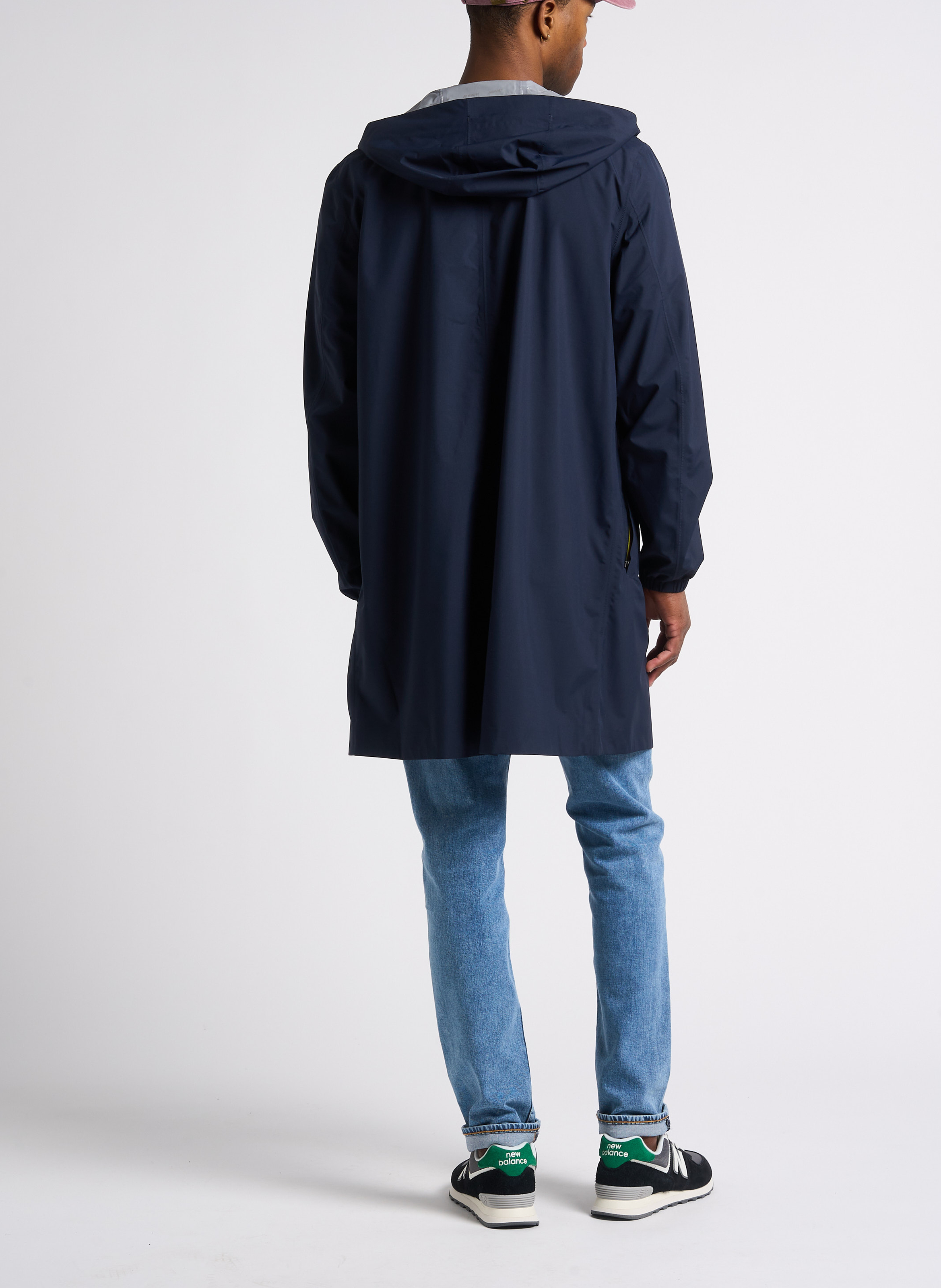 Lang windjack met capuchon K-WAY Blauw