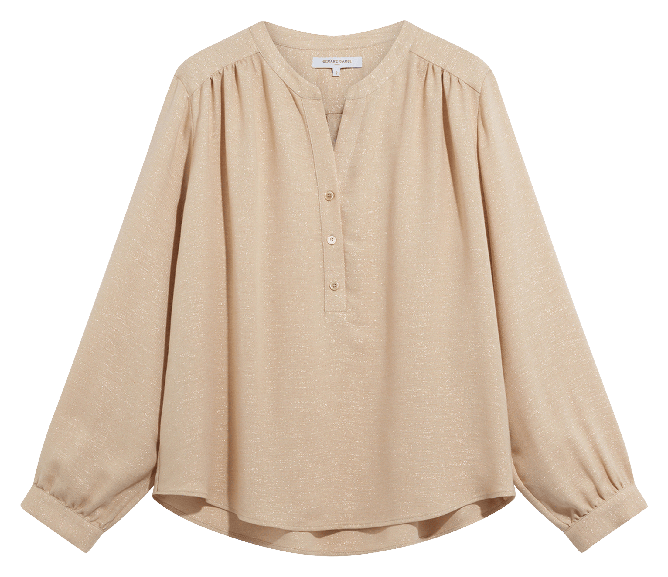 Blouse col tunisien GERARD DAREL Beige