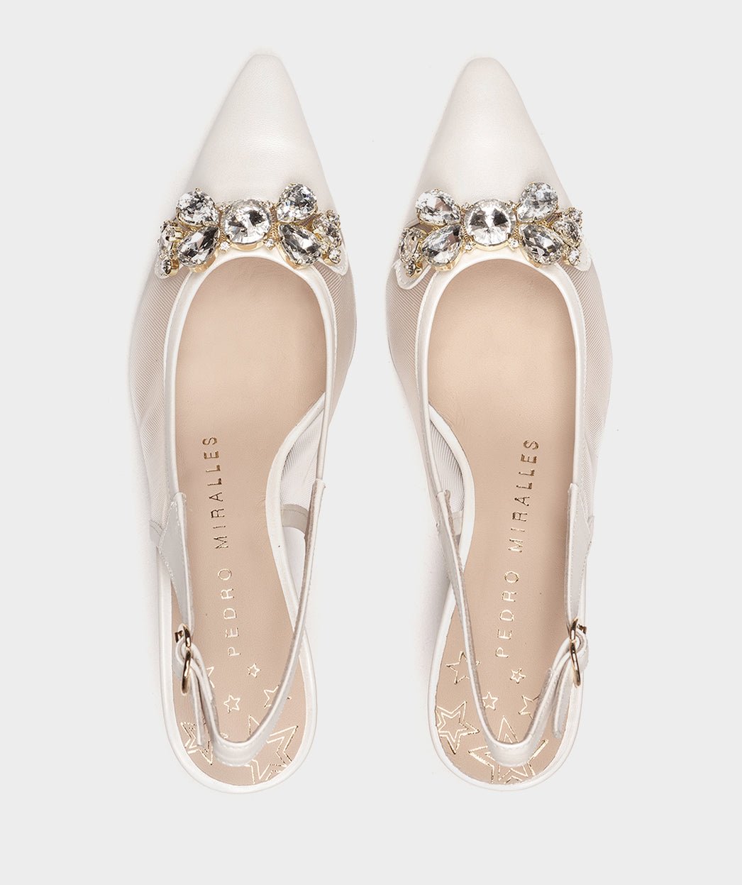 Heeled leather shoes PEDRO MIRALLES White