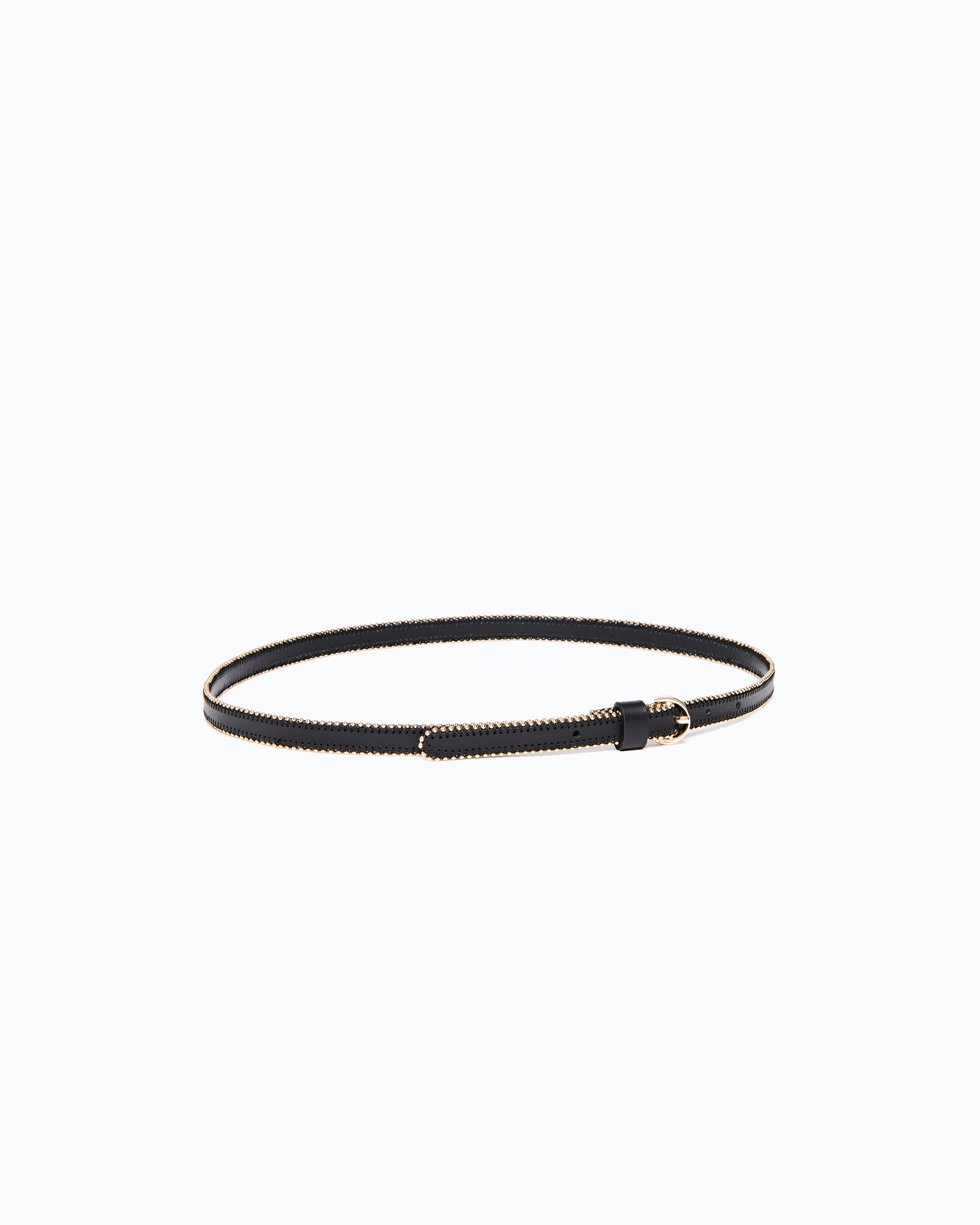Ceinture en cuir avec mini clous 1 cm PINKO Multicolore