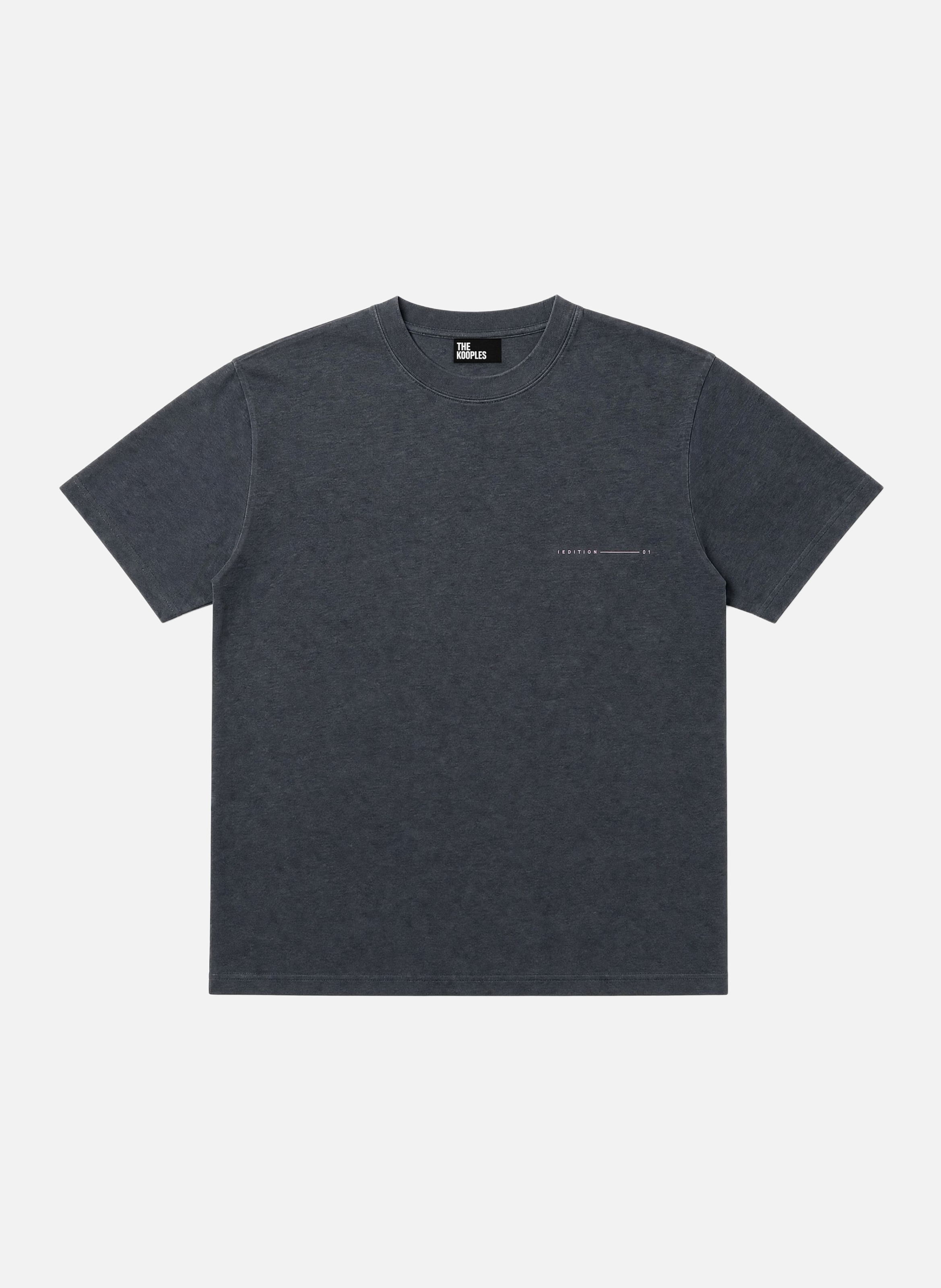 Black motorcycle screen-print T-shirt THE KOOPLES Black