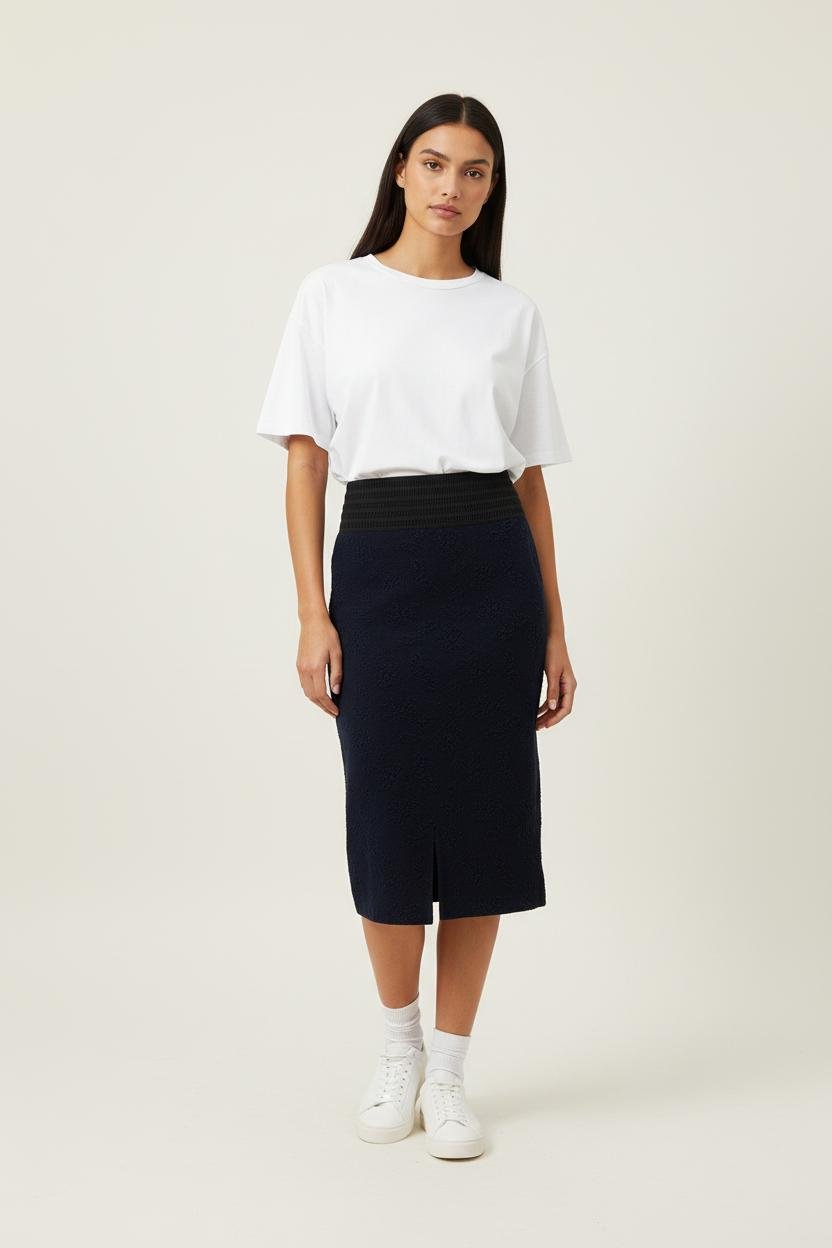 Short & midi skirt GANNI - Seconde Main Blue