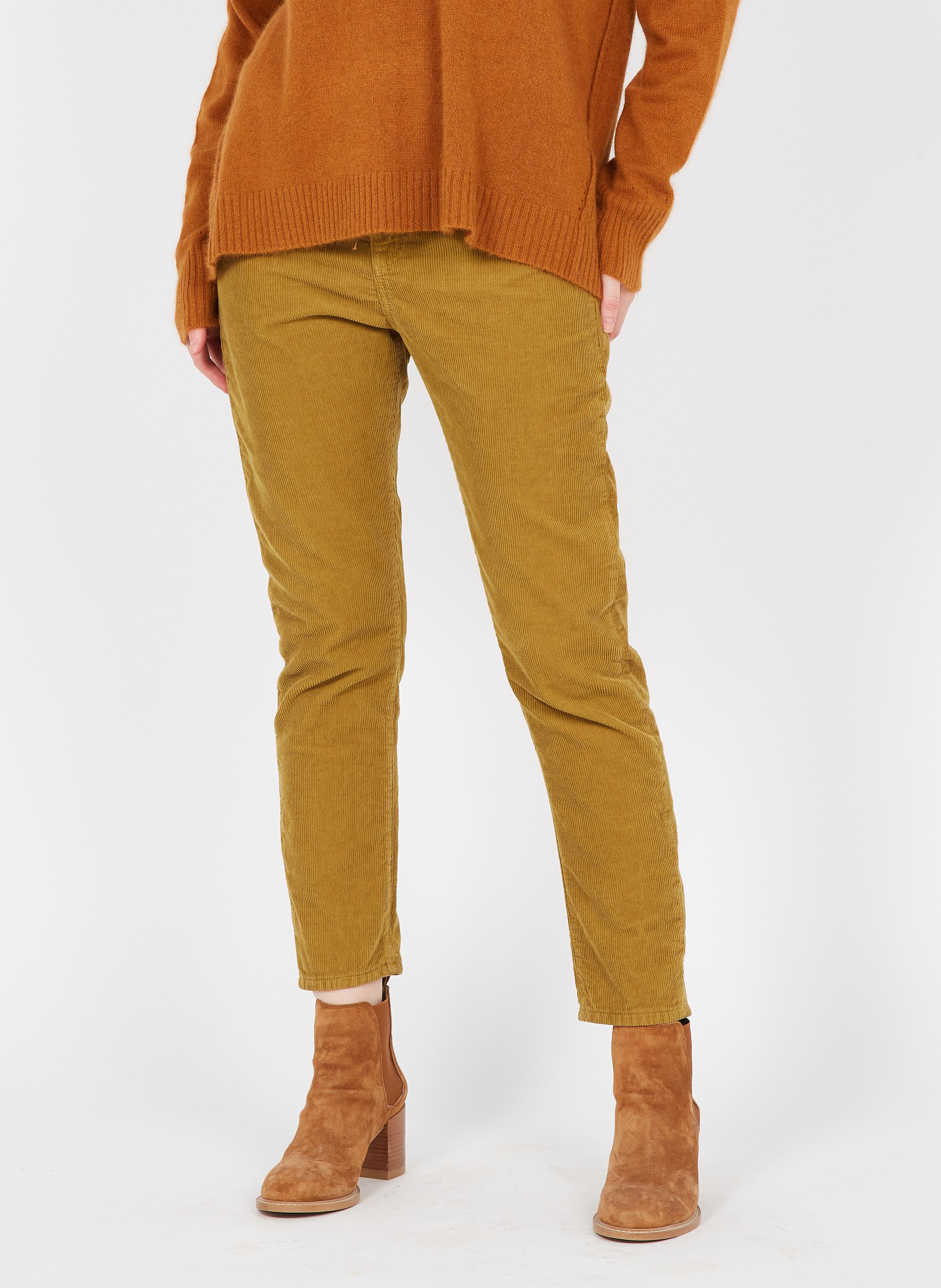 Straight-leg cotton corduroy pants ACQUAVERDE