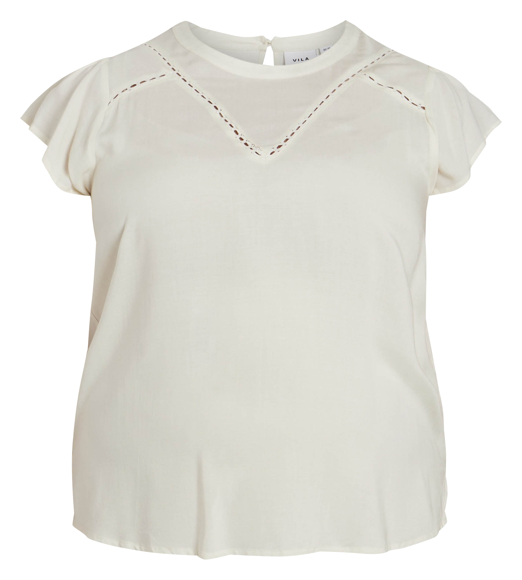 Tee-shirt col rond  EVOKED Beige