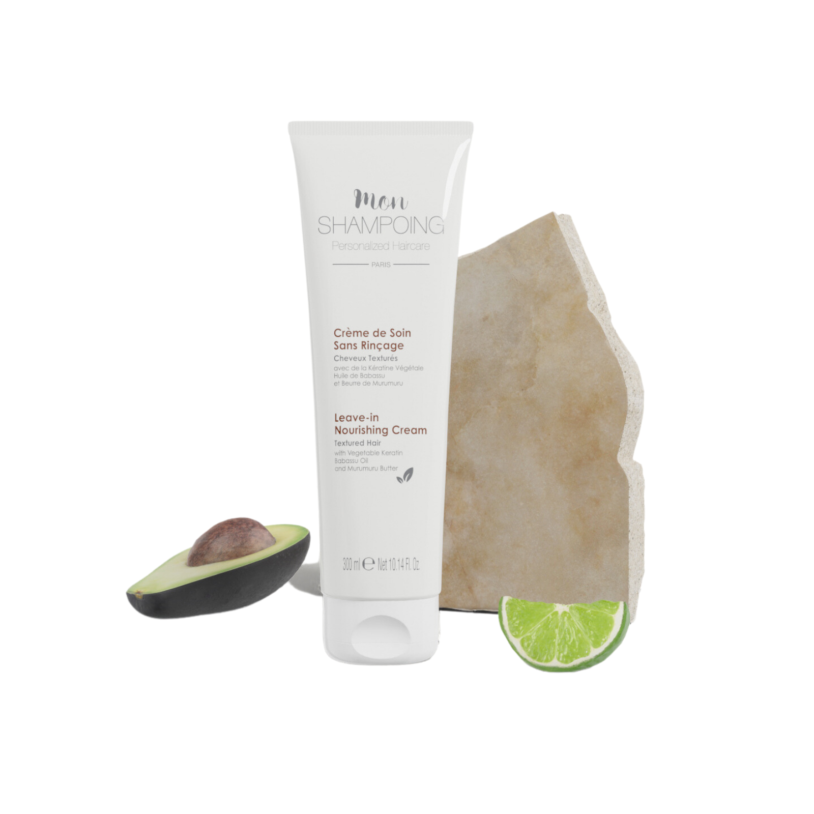 Verzorgingscrème zonder spoelen voor gemêleerd/kroes haar MON SHAMPOING No color