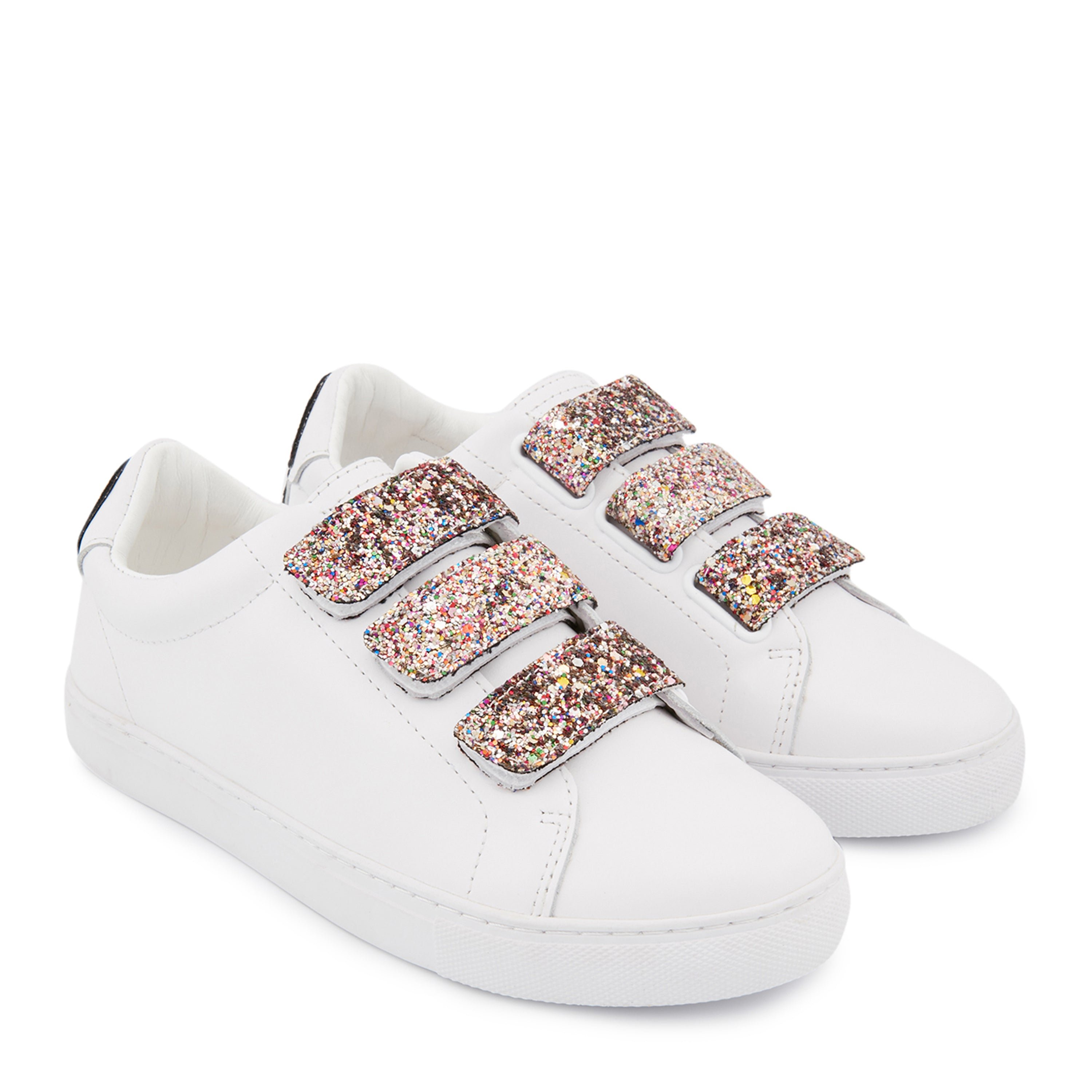Leather sneakers BONS BAISERS PARIS White