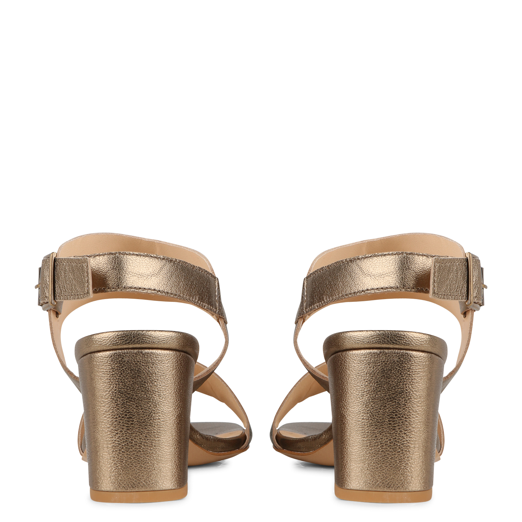 Heeled sandals LA FEE MARABOUTEE Golden