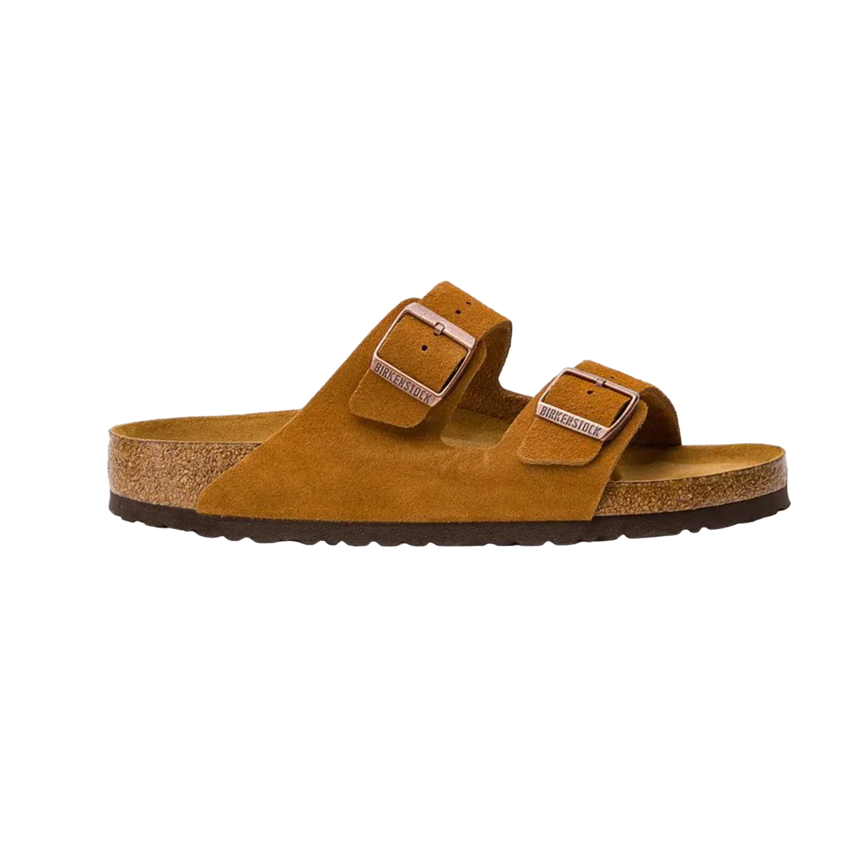 Faux leather sandals BIRKENSTOCK Brown