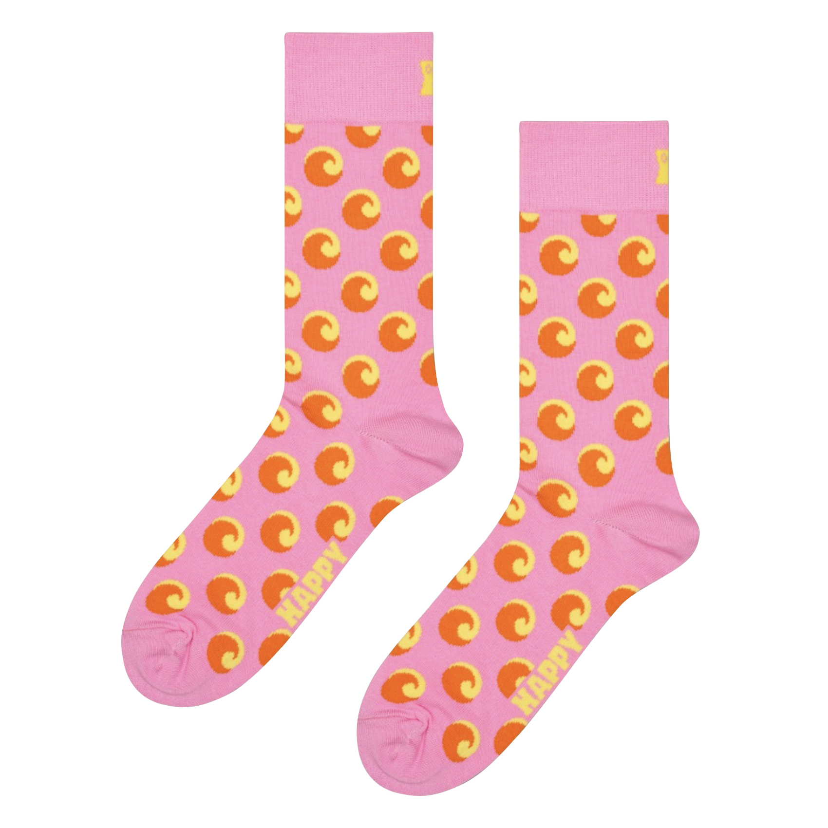 Chaussettes imprimées en coton mélangé HAPPY SOCKS Rose