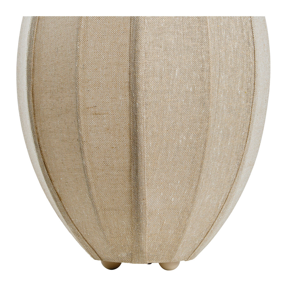 Burlap lamp BLANC D'IVOIRE White
