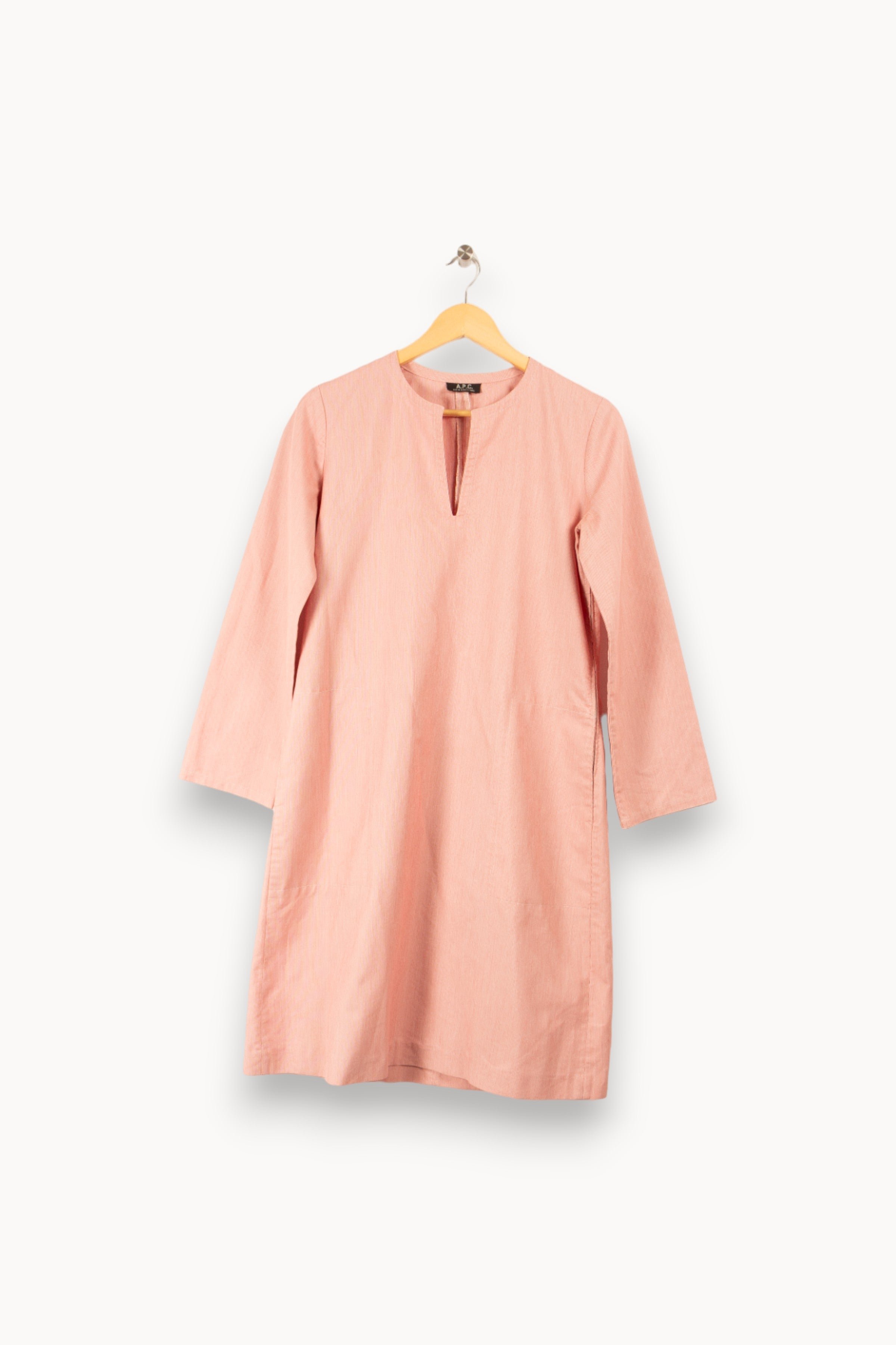 Long dress made in France A.P.C - Seconde main Pink