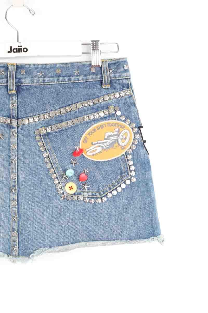 Cotton mini skirt MARC JACOBS - Seconde Main Blue