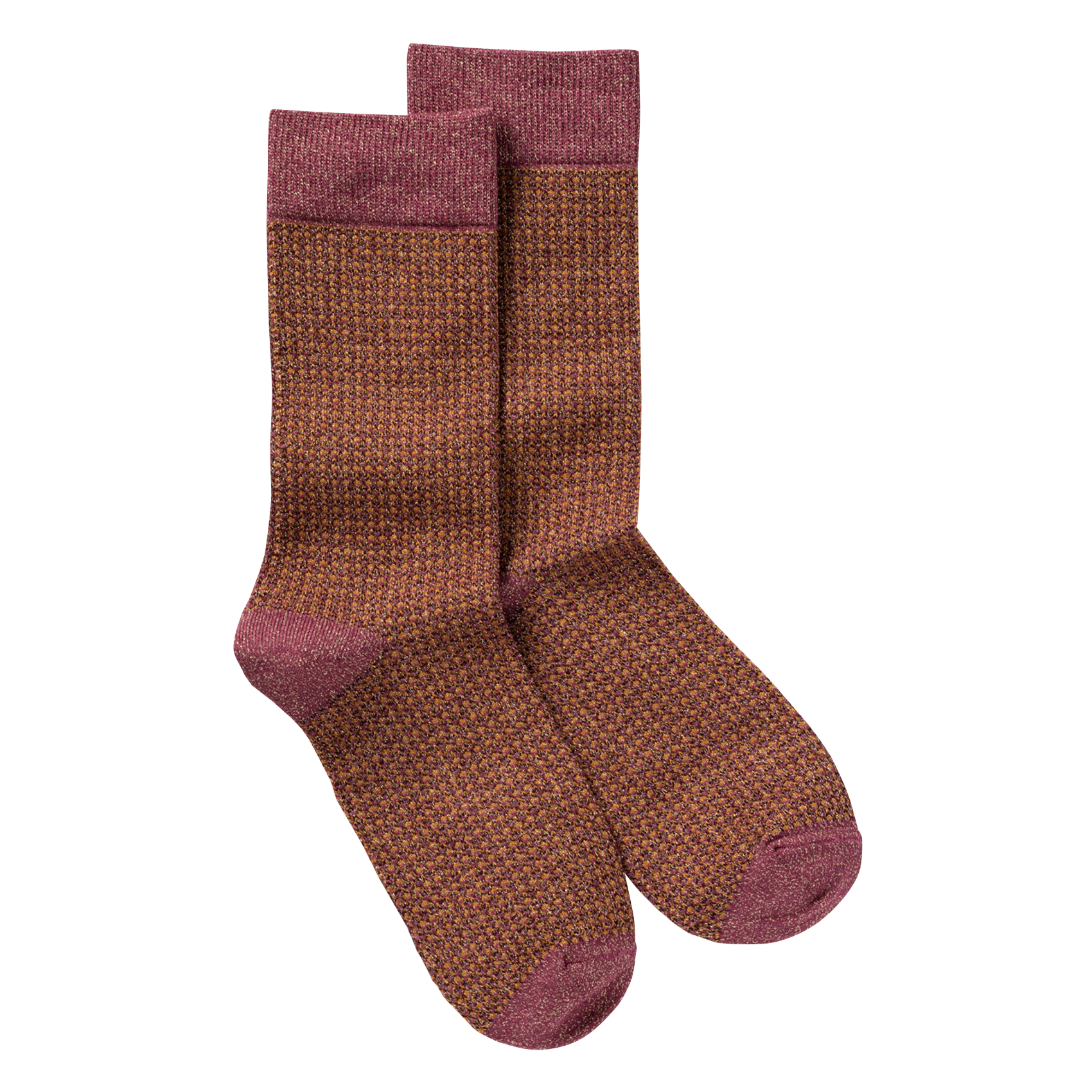Chaussettes brillantes ROYALTIES Rose