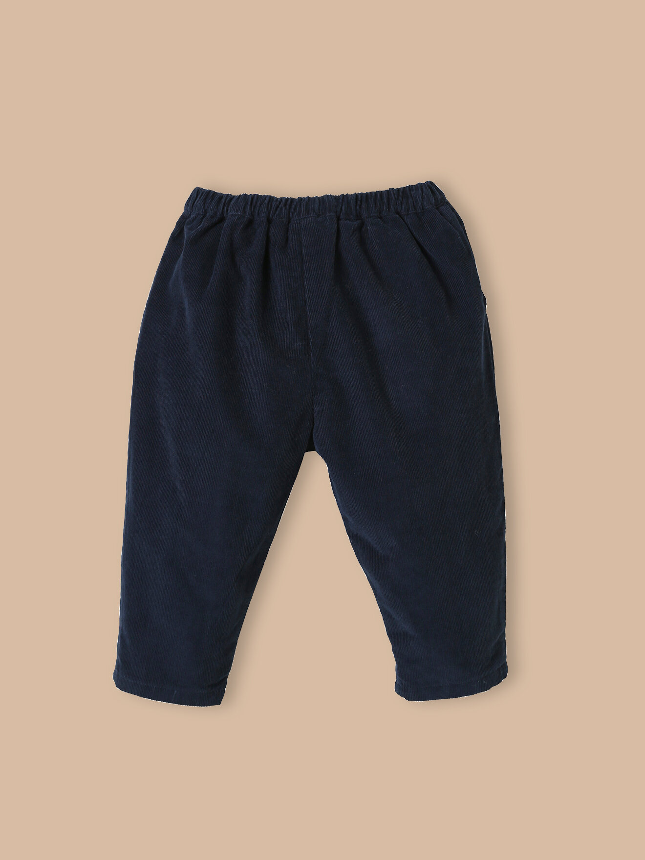 Velvet pants CYRILLUS Blue