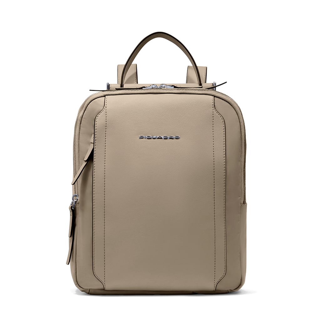 Women's backpack for iPad® Pro 12.9 PIQUADRO Beige