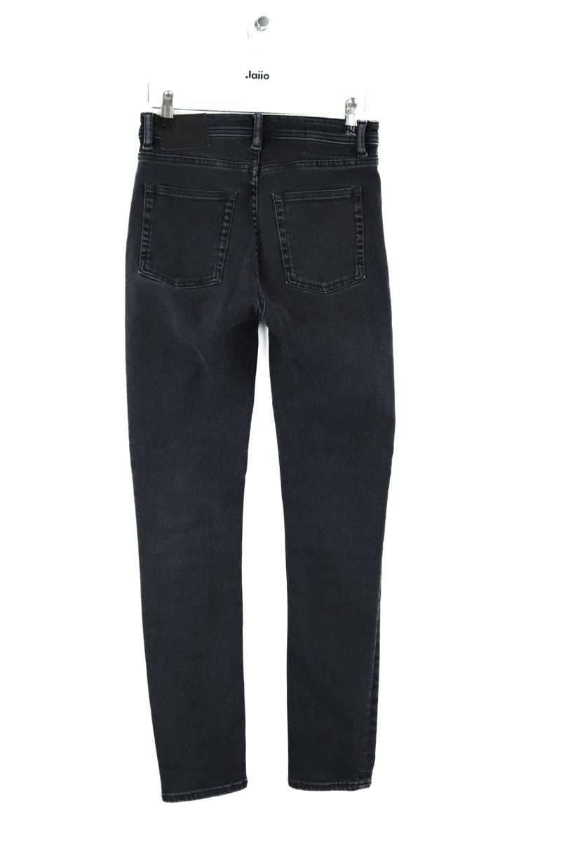 Cotton skinny jeans ACNE STUDIOS - Seconde Main Black