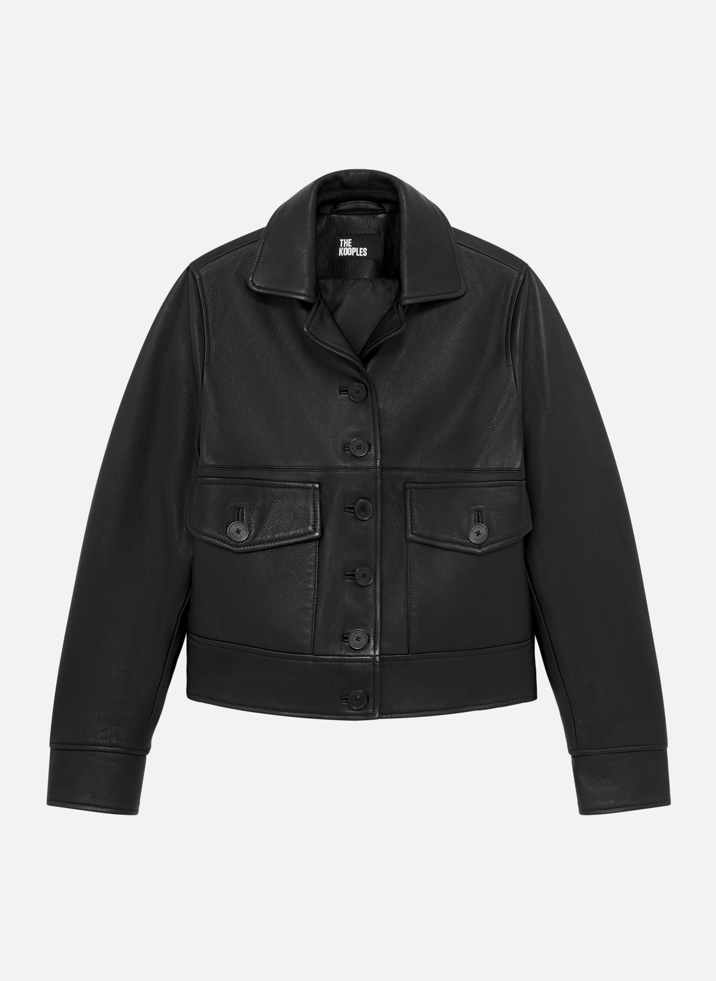 Bengale suede zipped jacket THE KOOPLES Black
