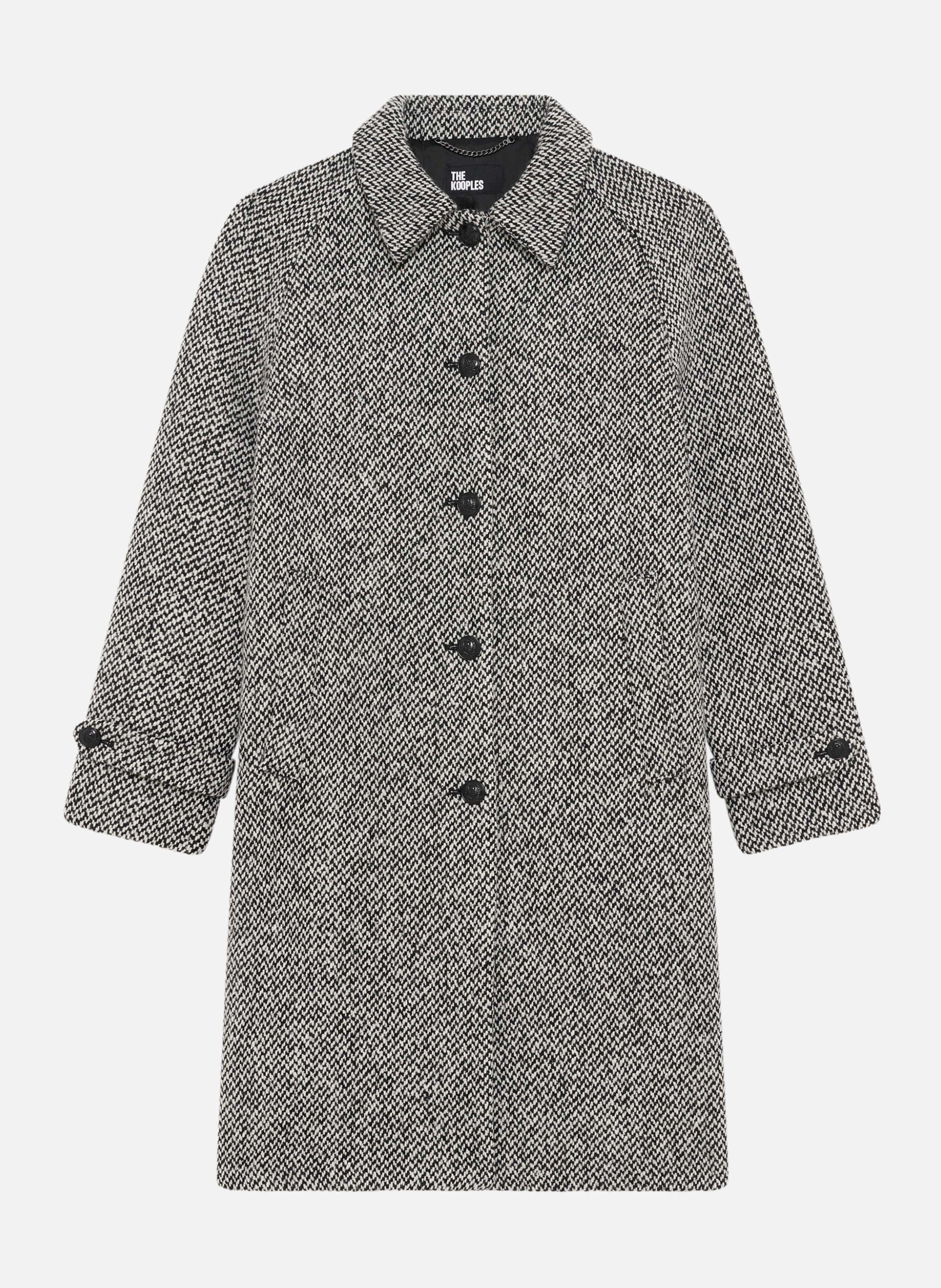 Long coat with graphic pattern THE KOOPLES White