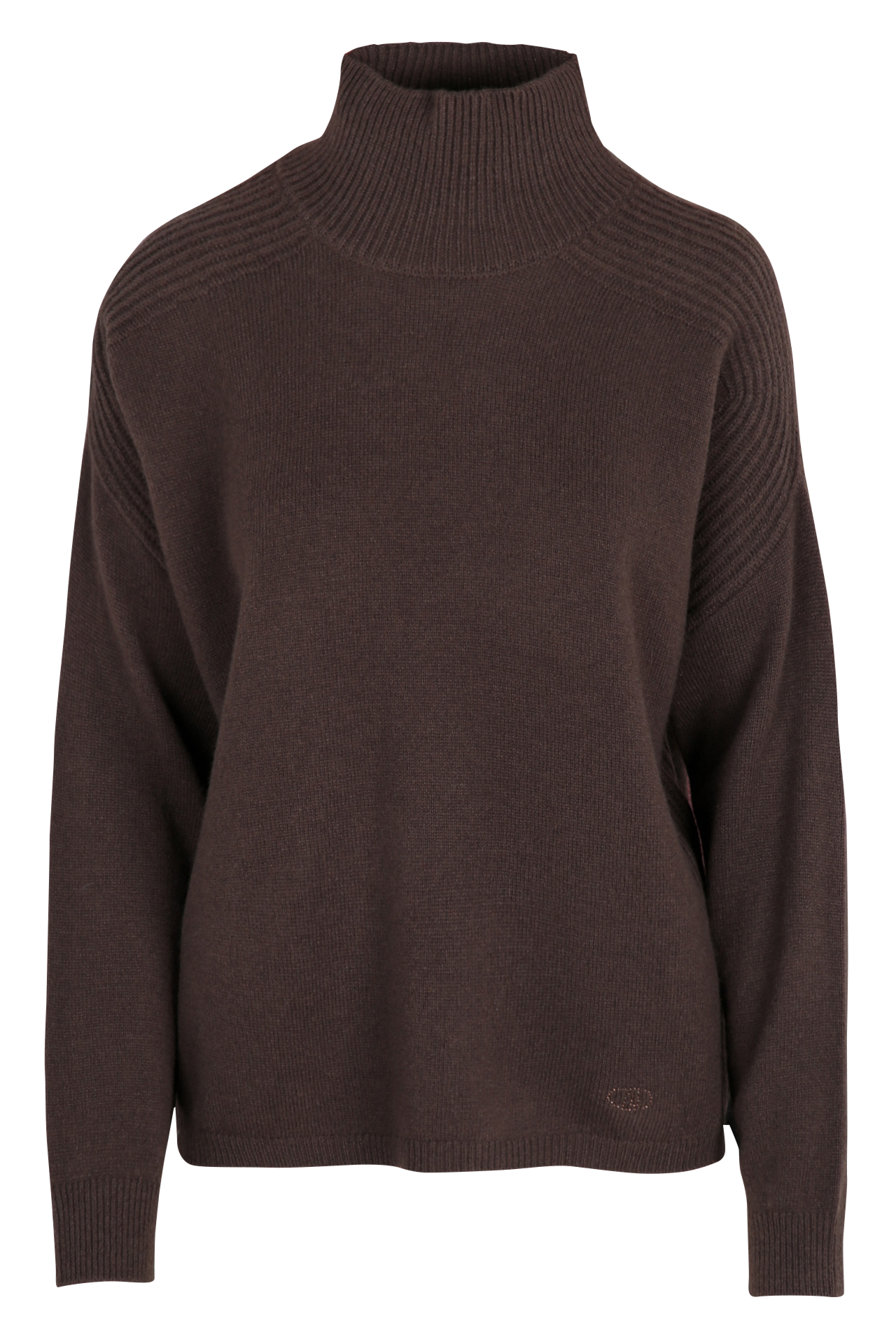 Ruime coltrui van wol LIU JO Bruin