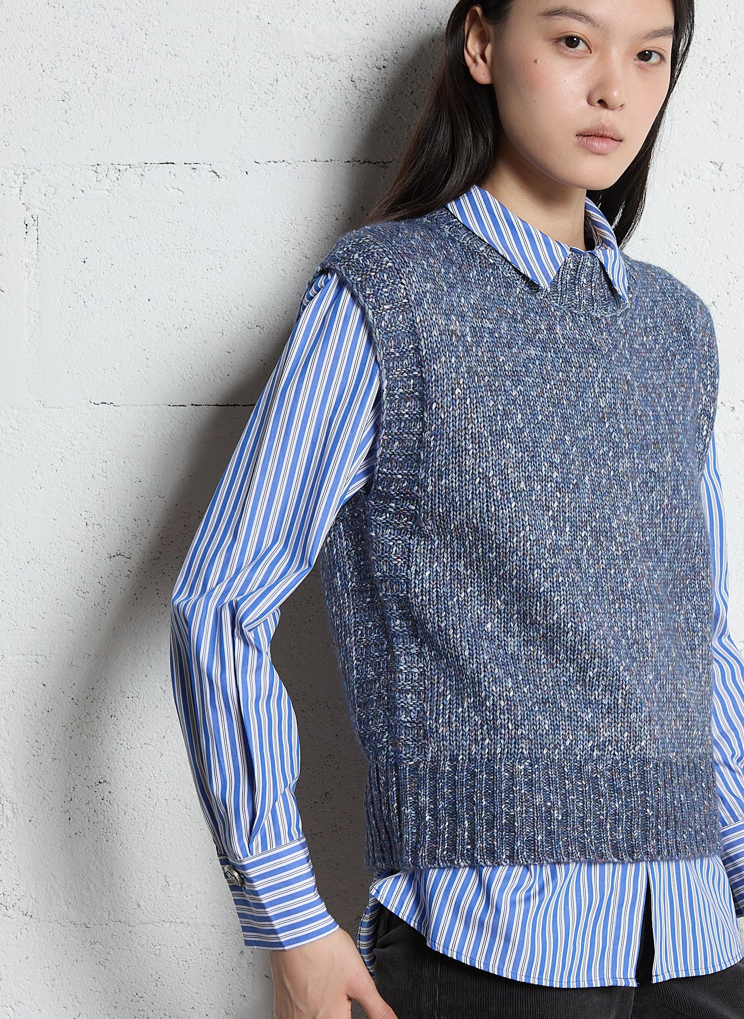 Pull col rond  MAISON 123 Prune