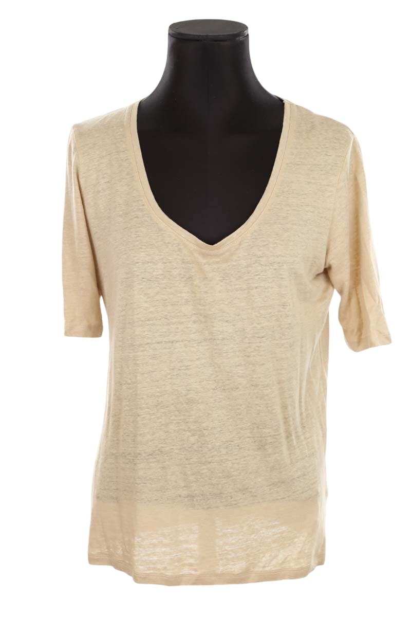 T-shirt MAJESTIC FILATURES - SECONDE MAIN Beige