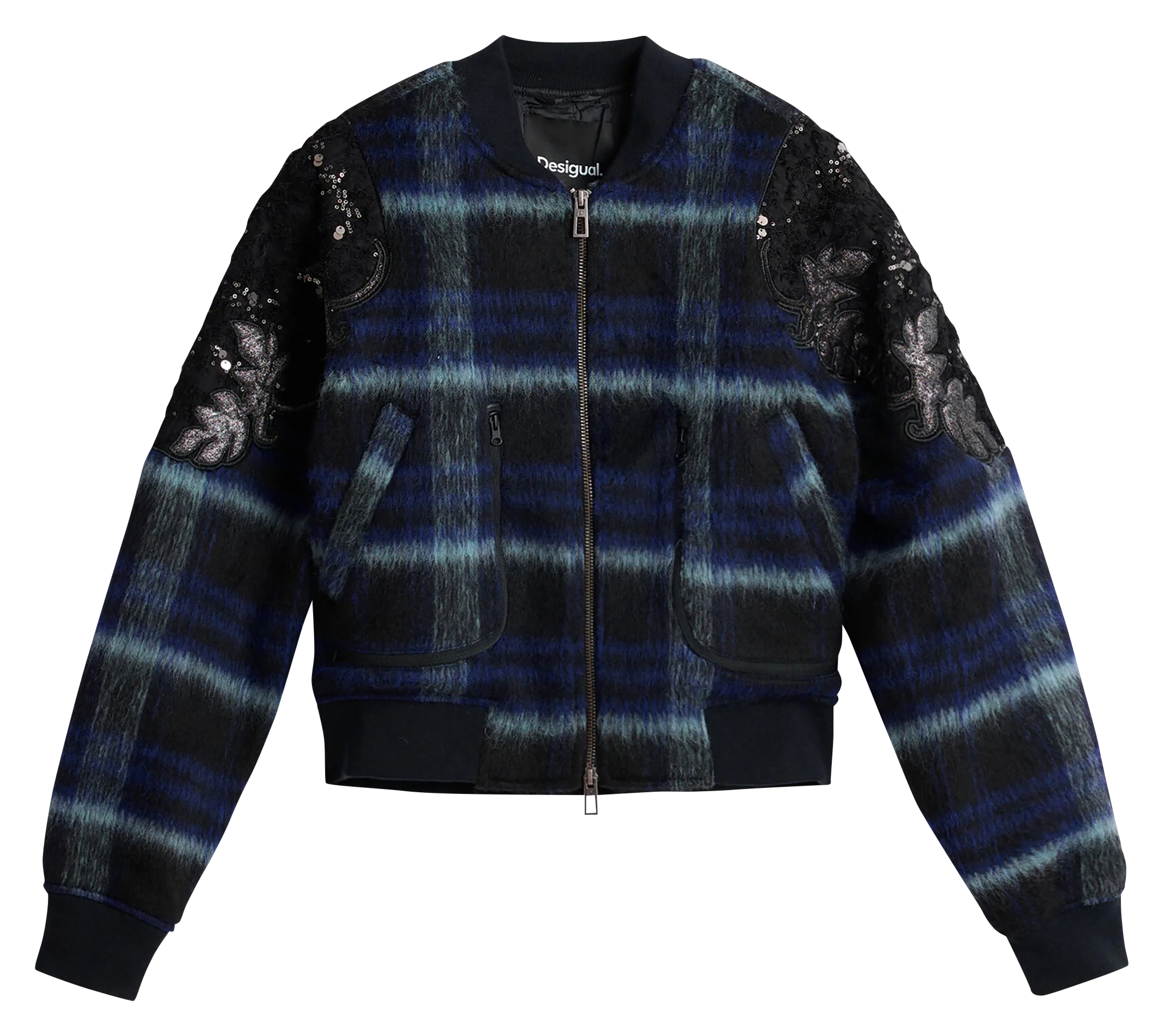 Veste col rond  DESIGUAL Rouge